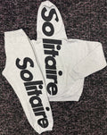 Solitaire Grey Black Sweat Suit