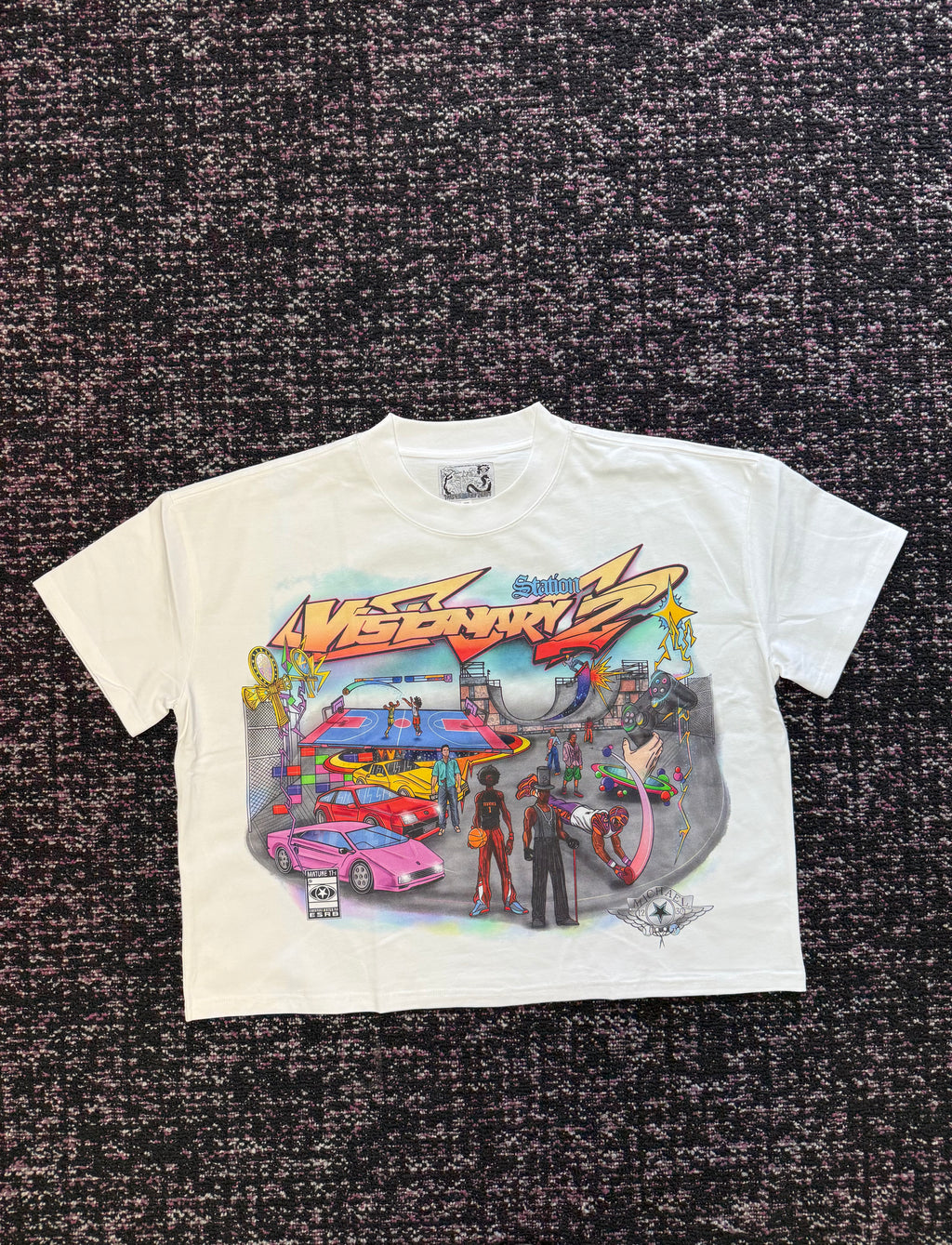 Visionary White Station Tee