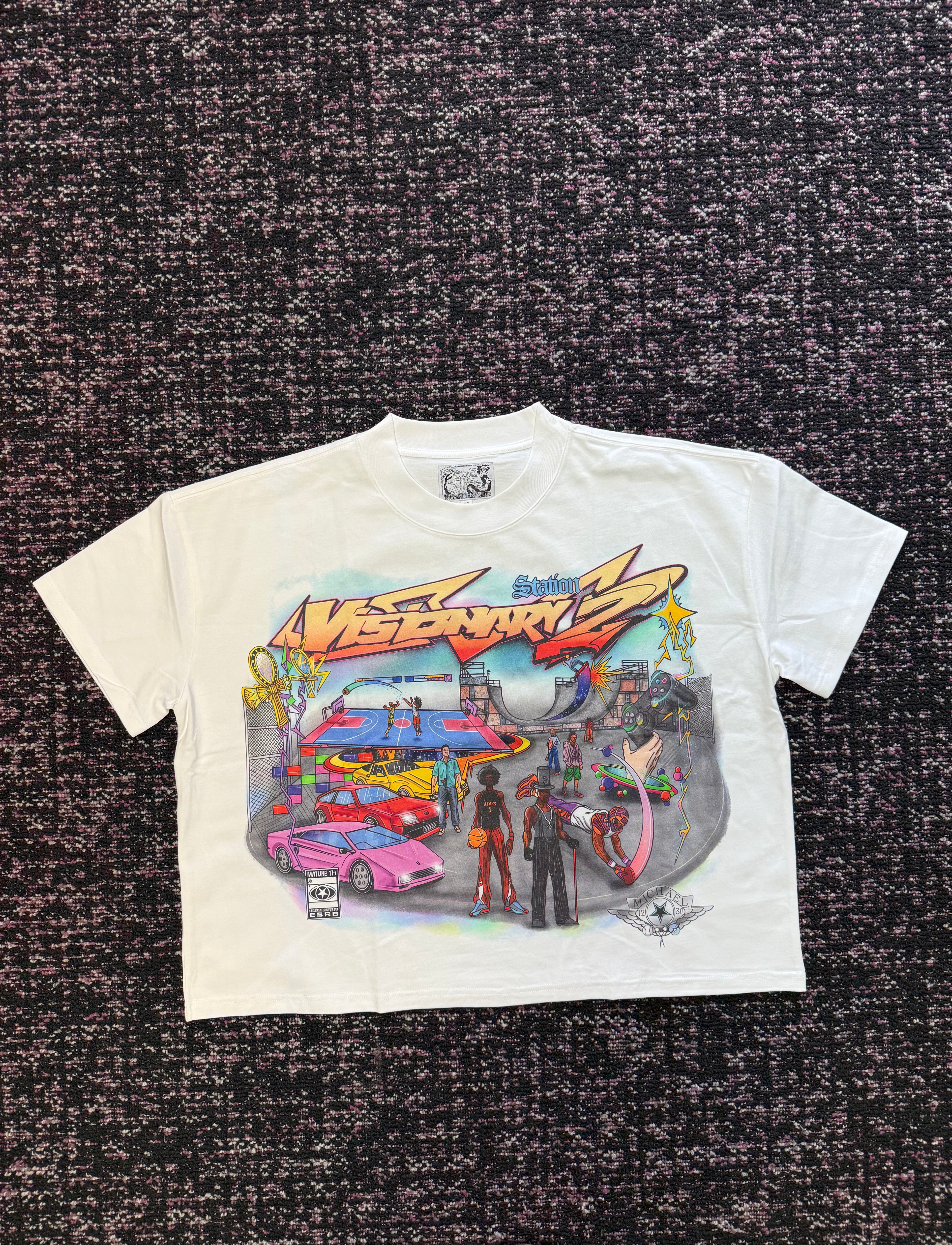 Visionary White Station Tee