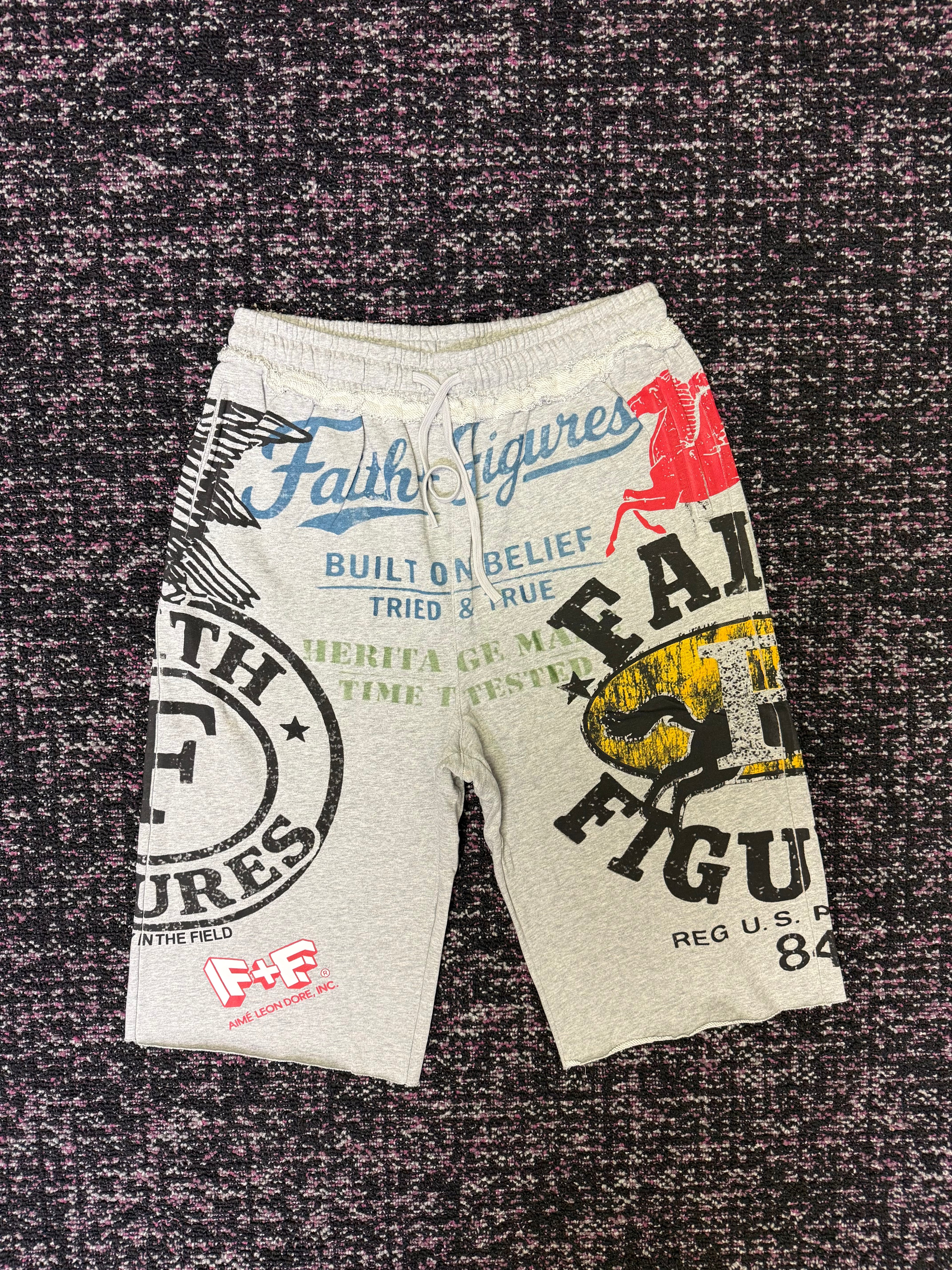 Faith + Figures Graffiti Jorts