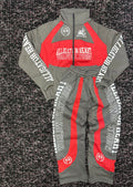 Alligator Heart Grey Red Sweatsuit
