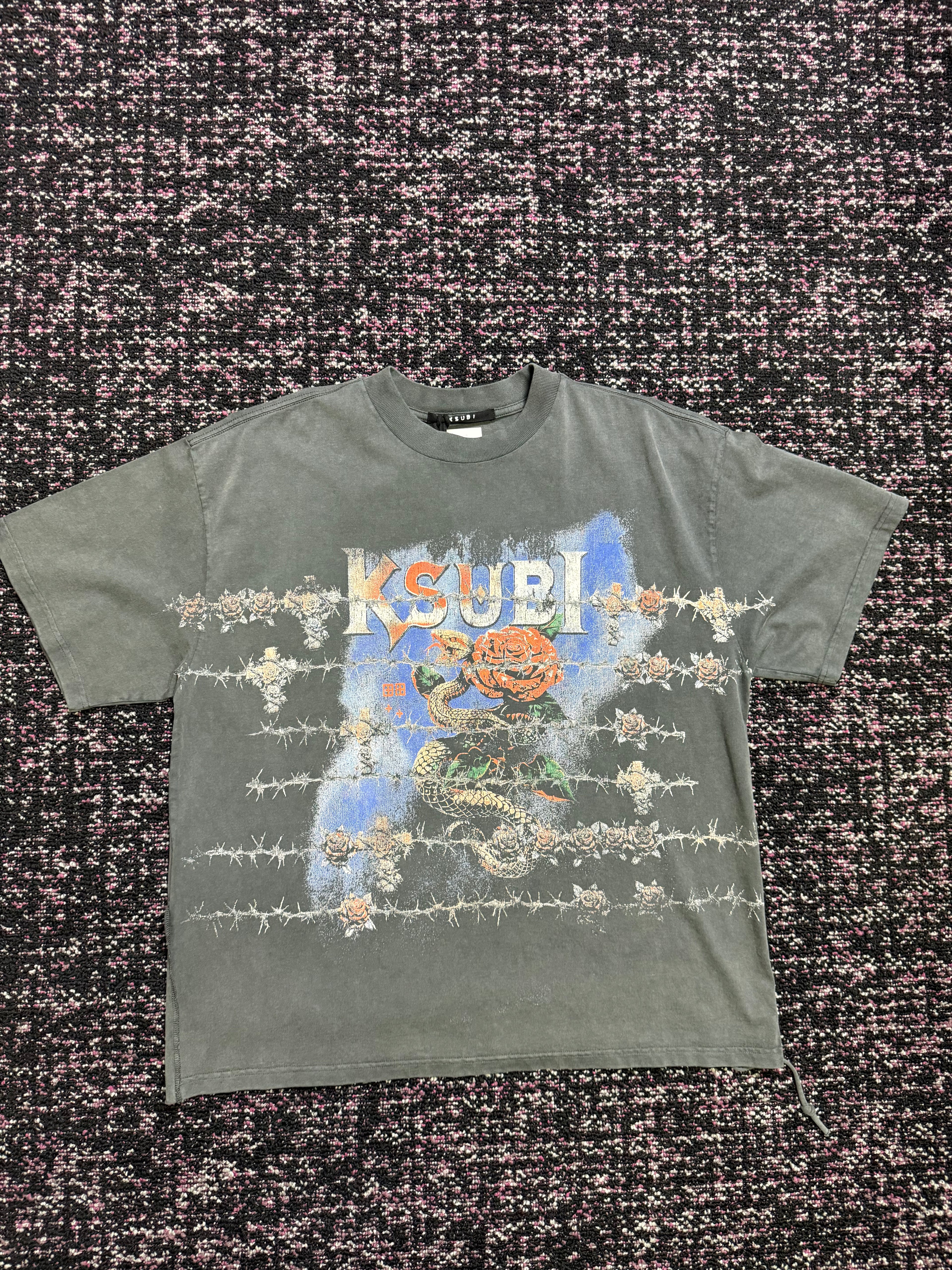 Ksubi Snake Tee Grey