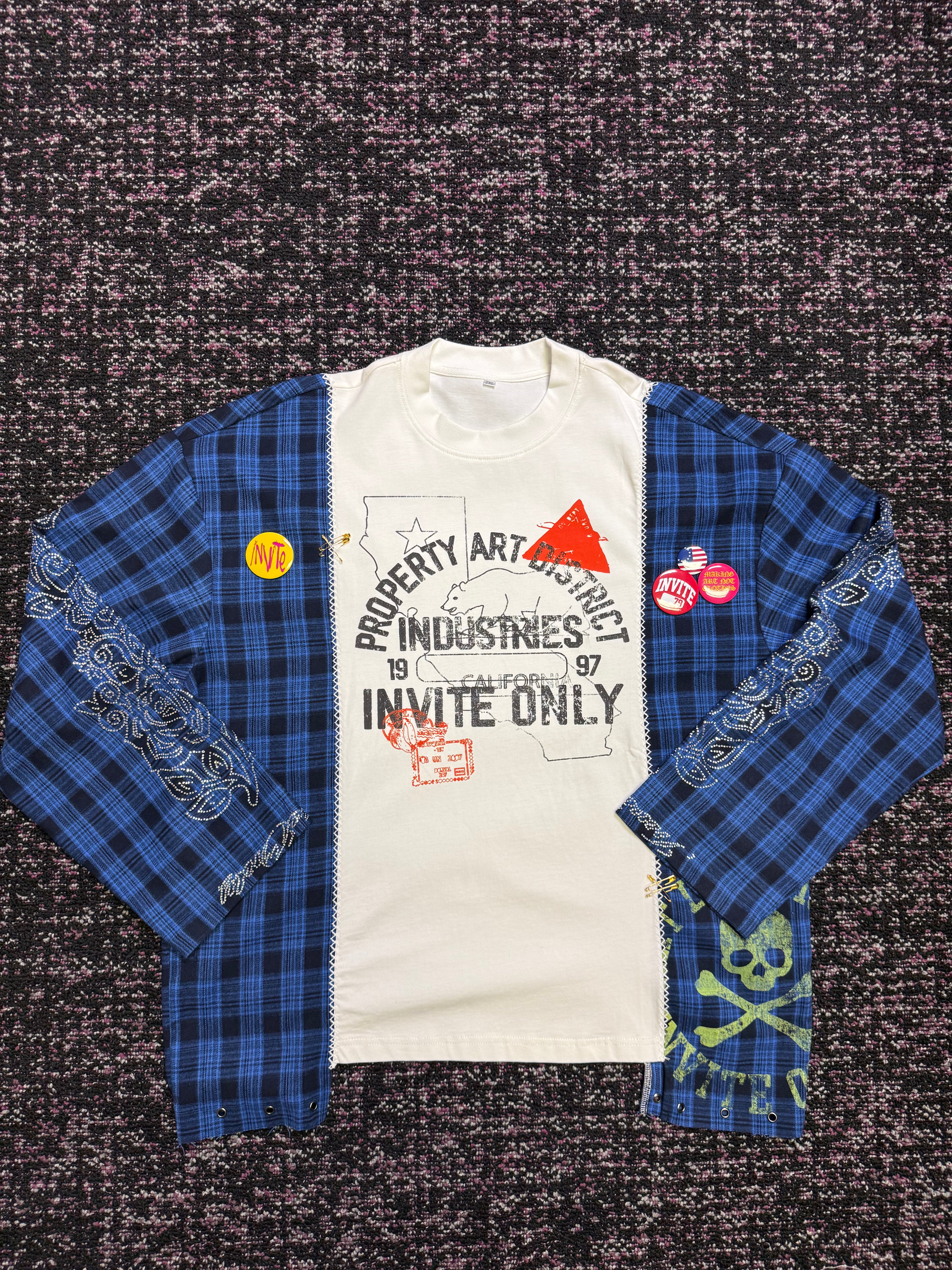 Invite Only Flannel Blue