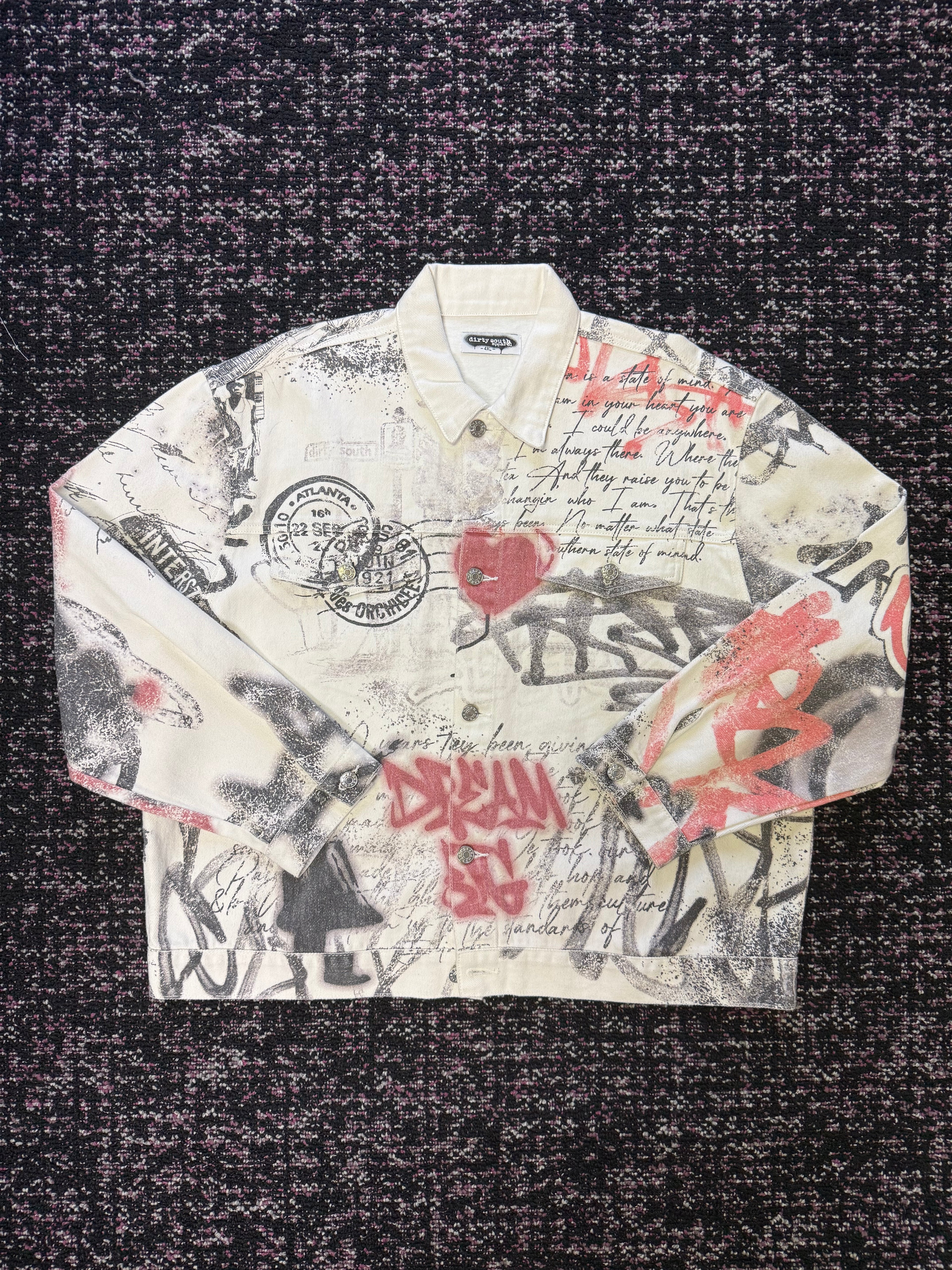 Dirty South Graffiti Button Up