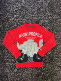 High Profile Red Sweater