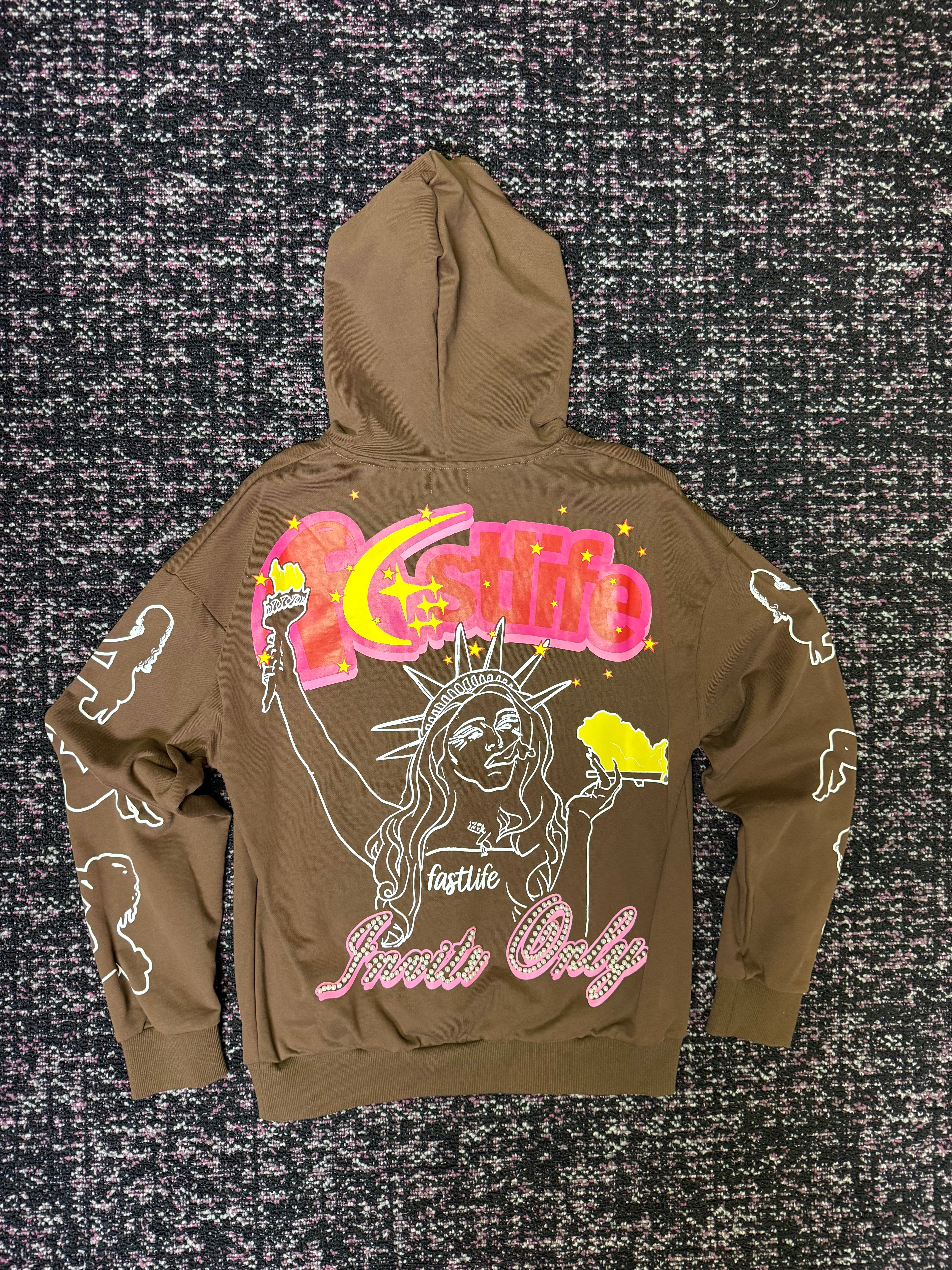 Invite Only Brown Hoodie