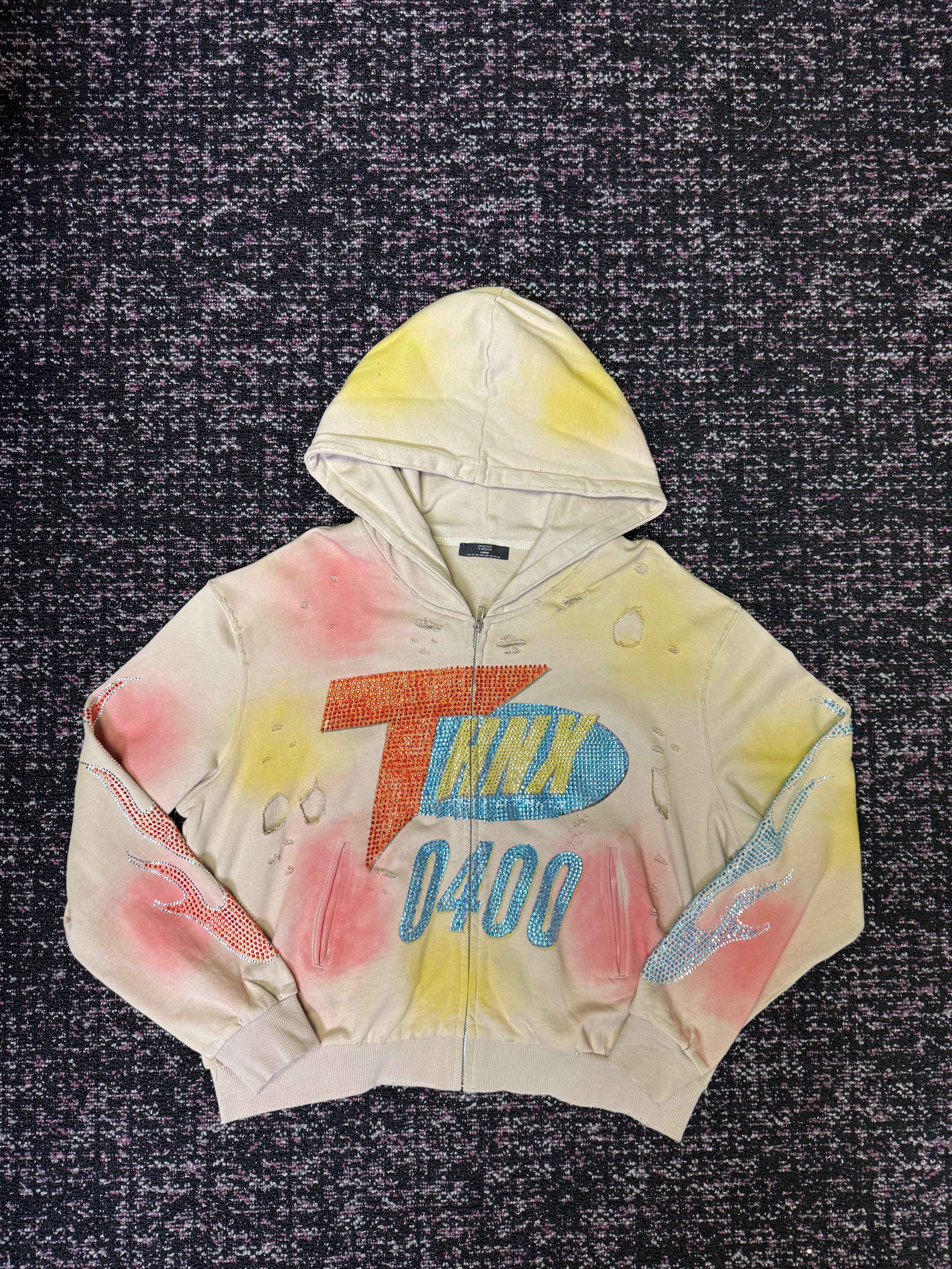Thnx 4 Nothing Flame Zip Up