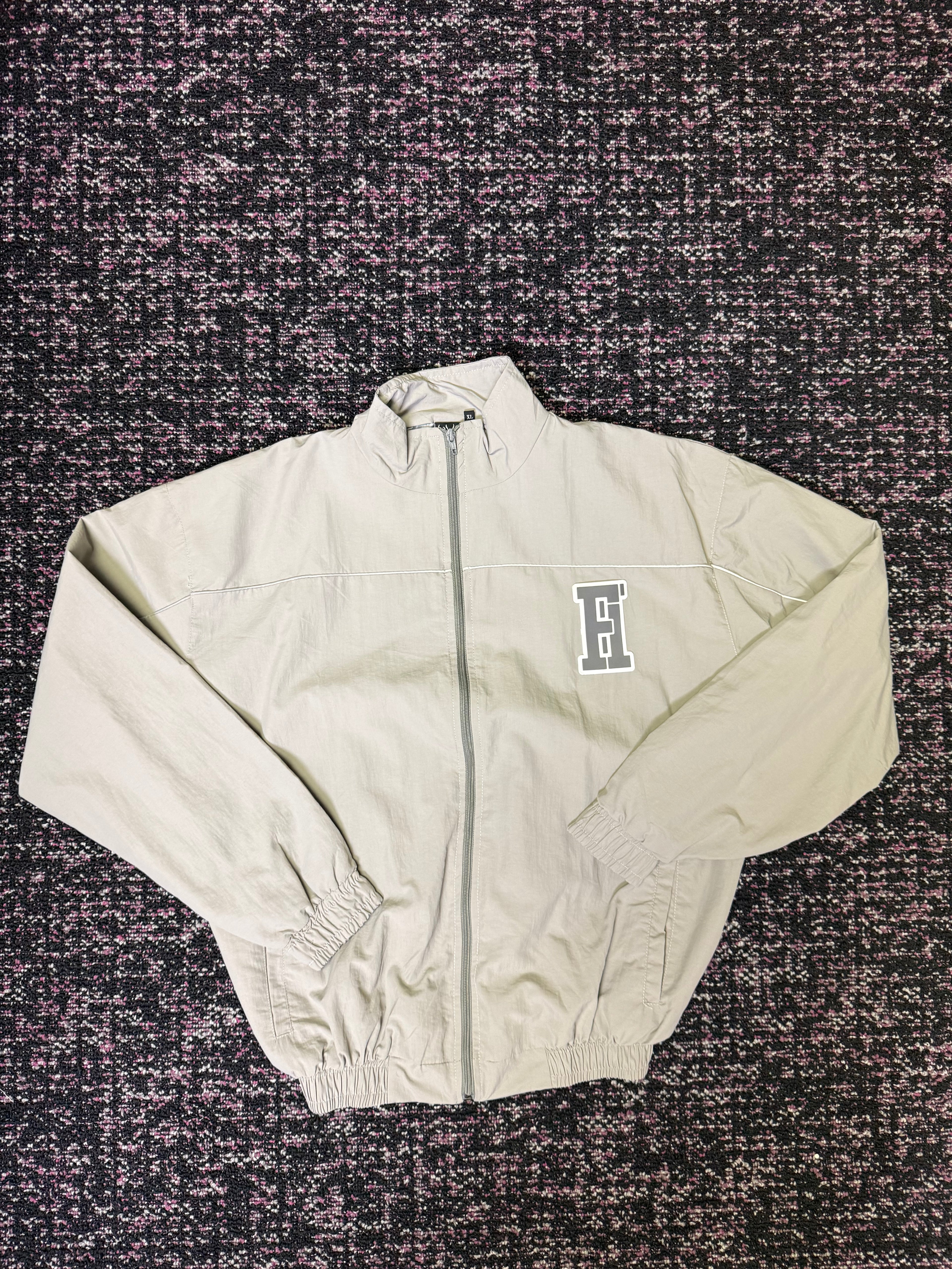 Forever Hungry Grey Nylon Zip Up