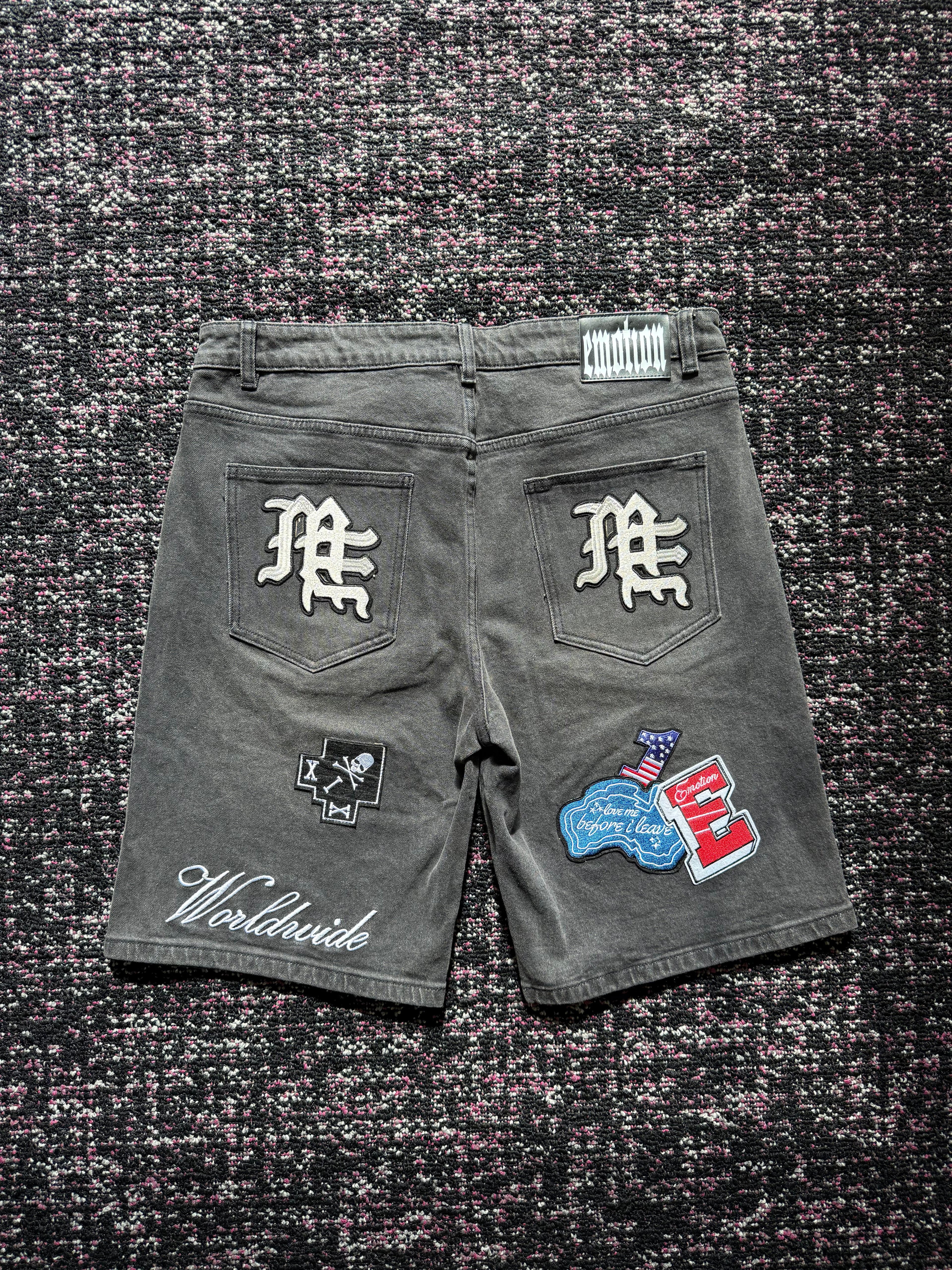 Mixed Emotion Patch Denim