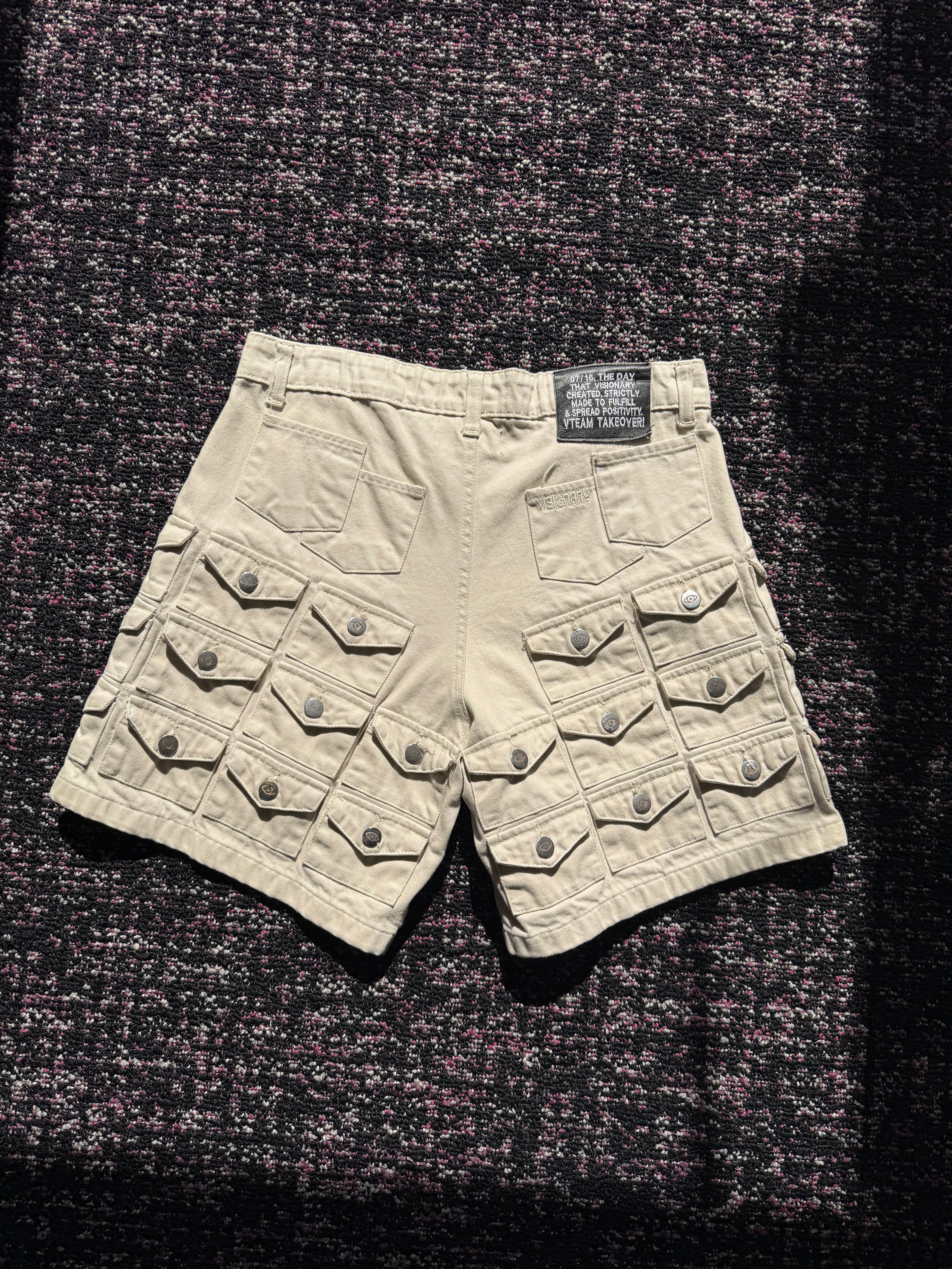 Visionary Art Multi Pockets Jorts