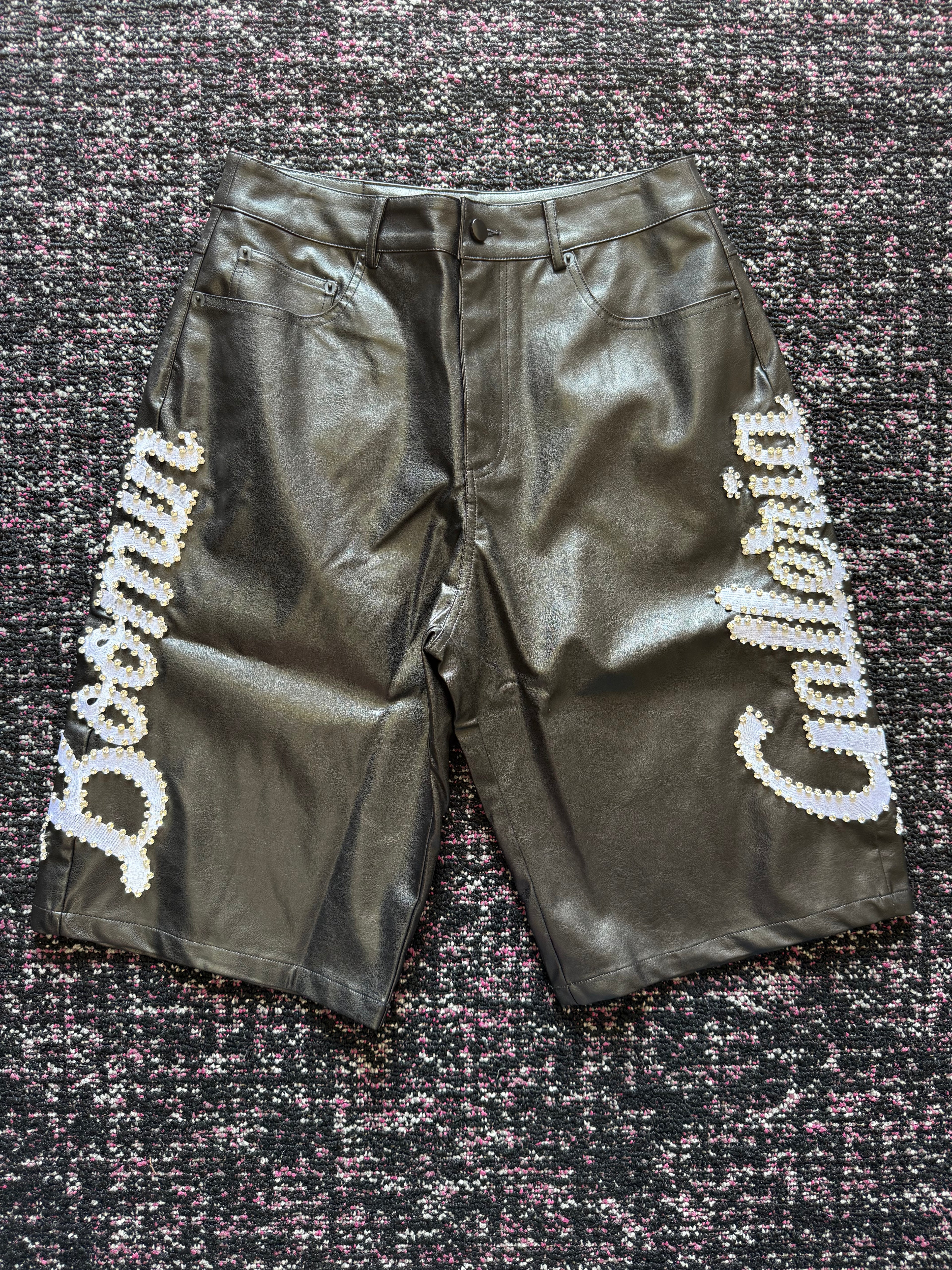 YNB Galleria Leather Jorts
