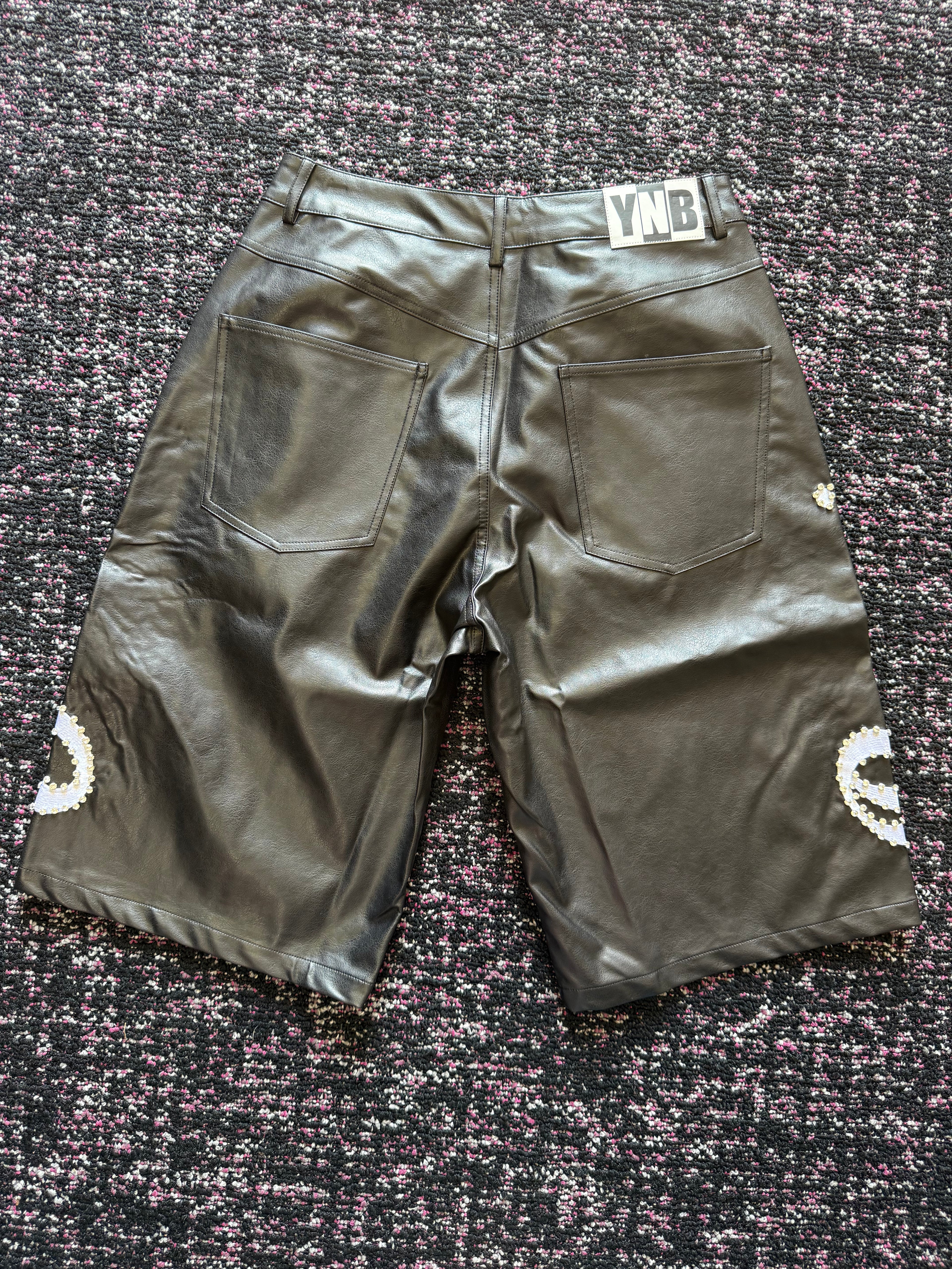 YNB Galleria Leather Jorts