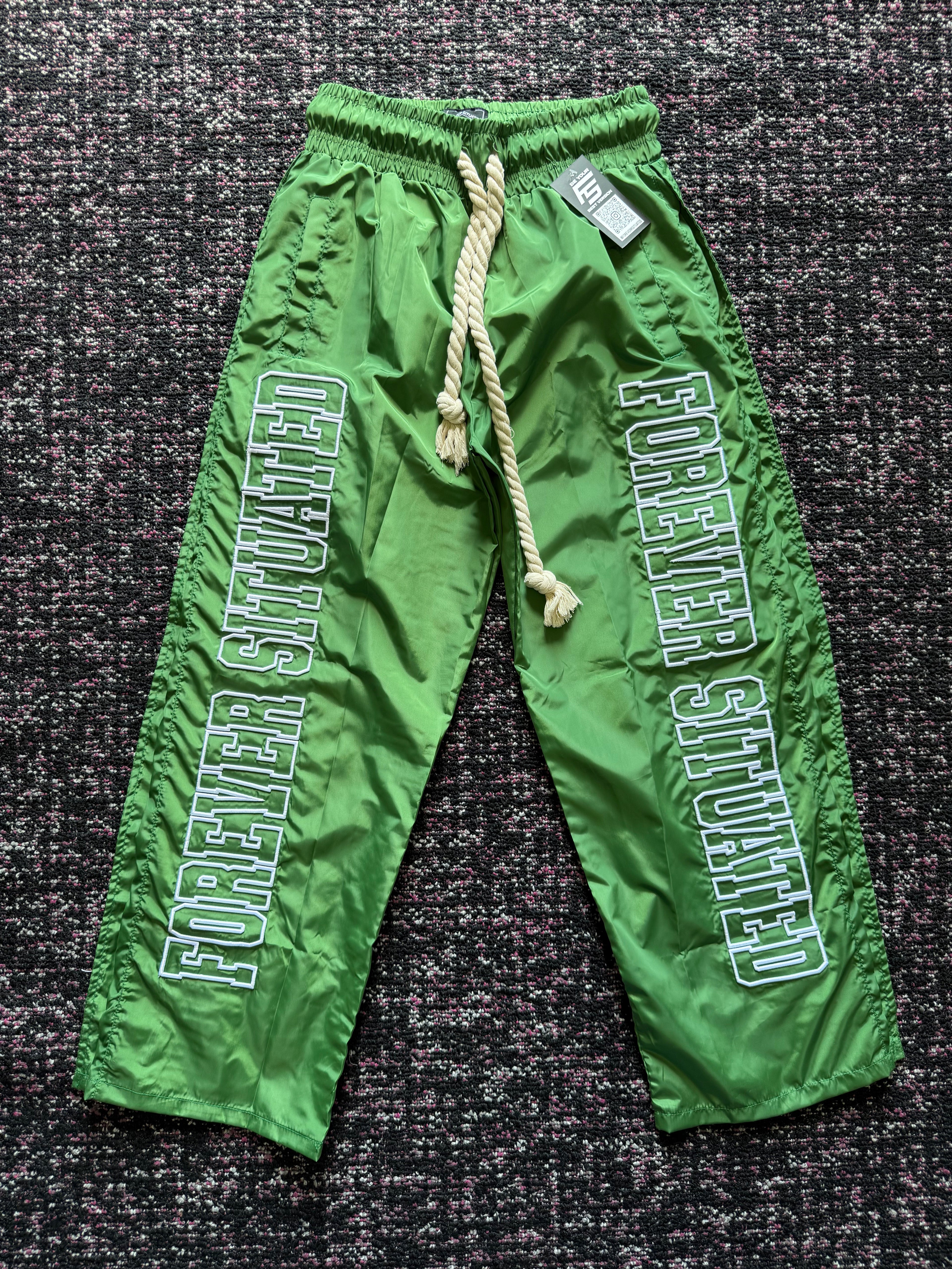 Forever Situated Sweats Green