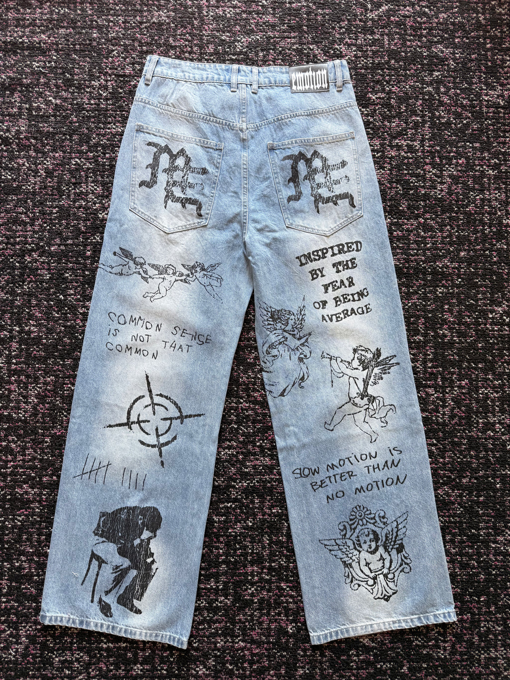 Mixed Emotion Light Canvas Denim
