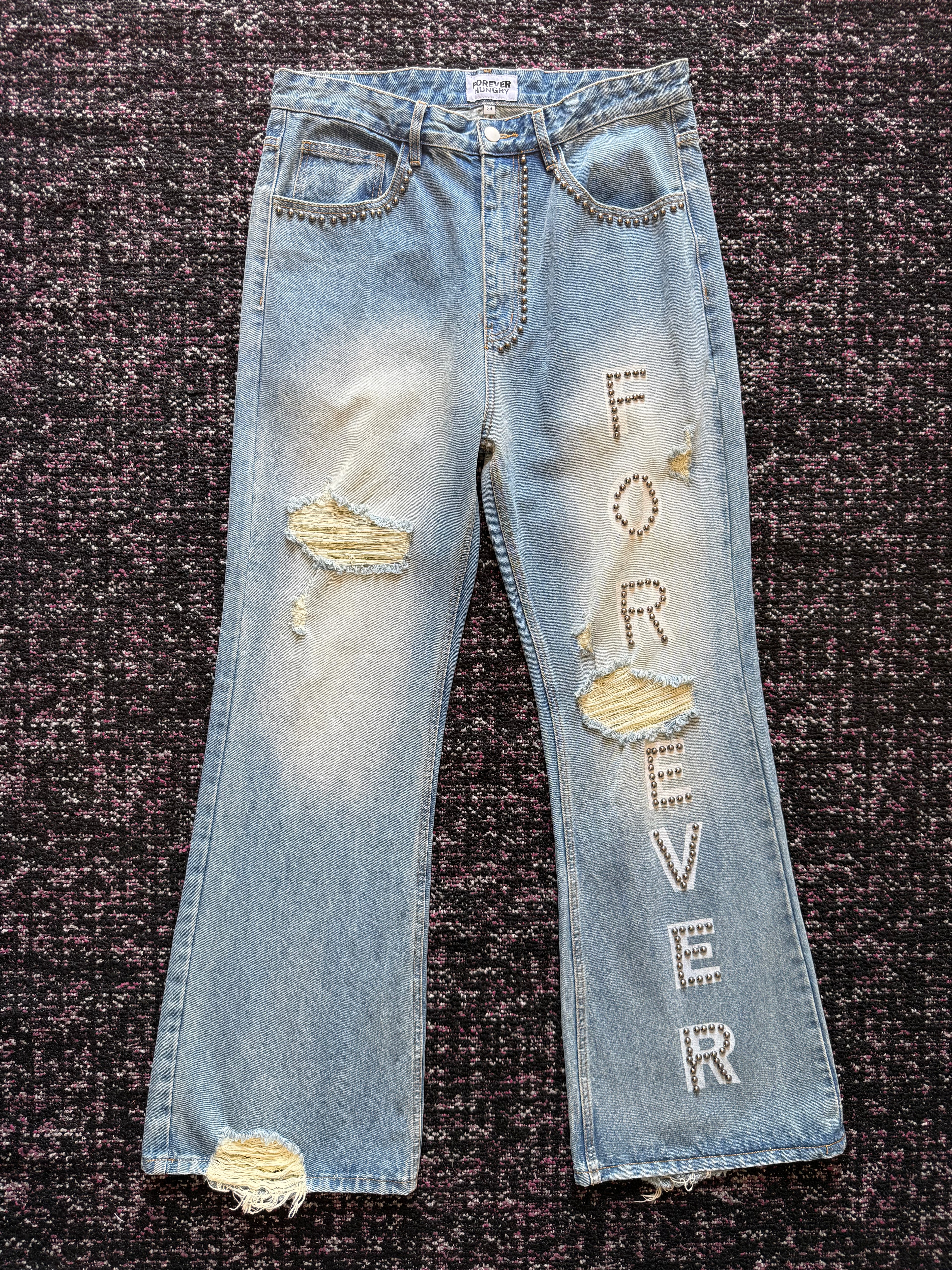 Forever Hungry “Forever” Light Denim