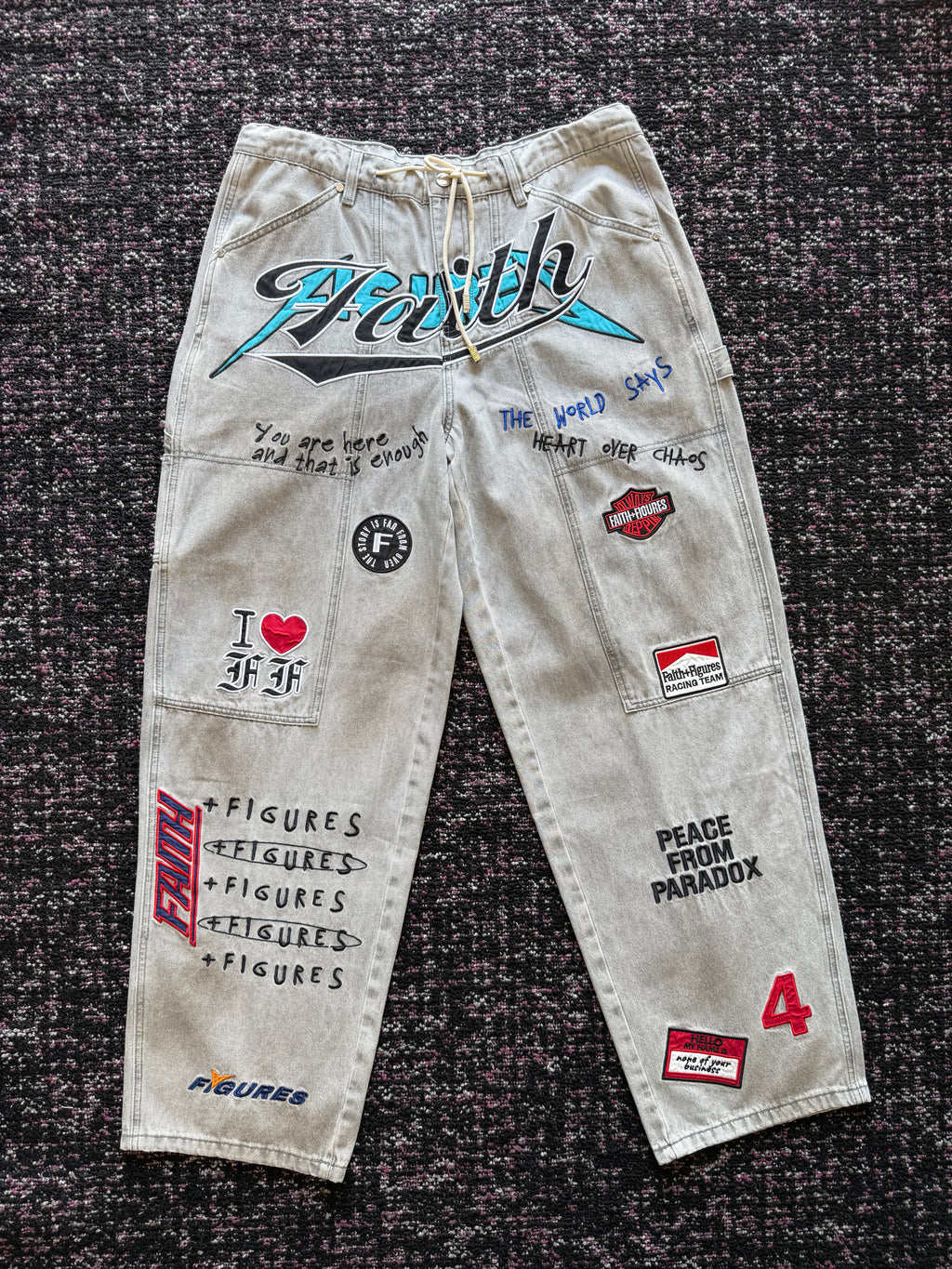 Faith + Figures Patch Denim