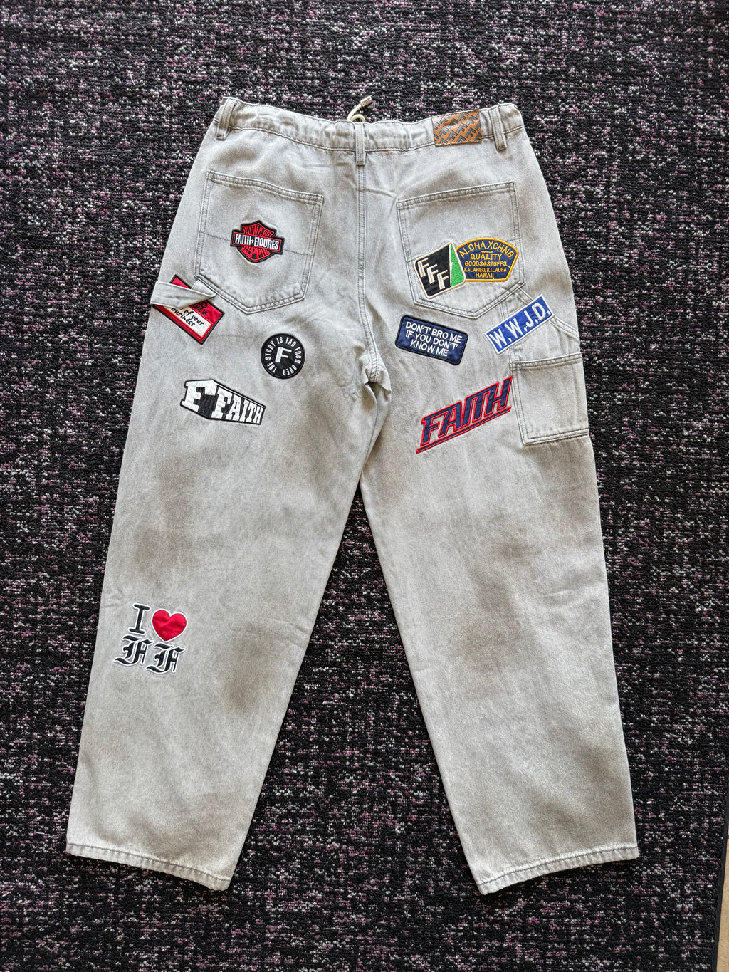 Faith + Figures Patch Denim