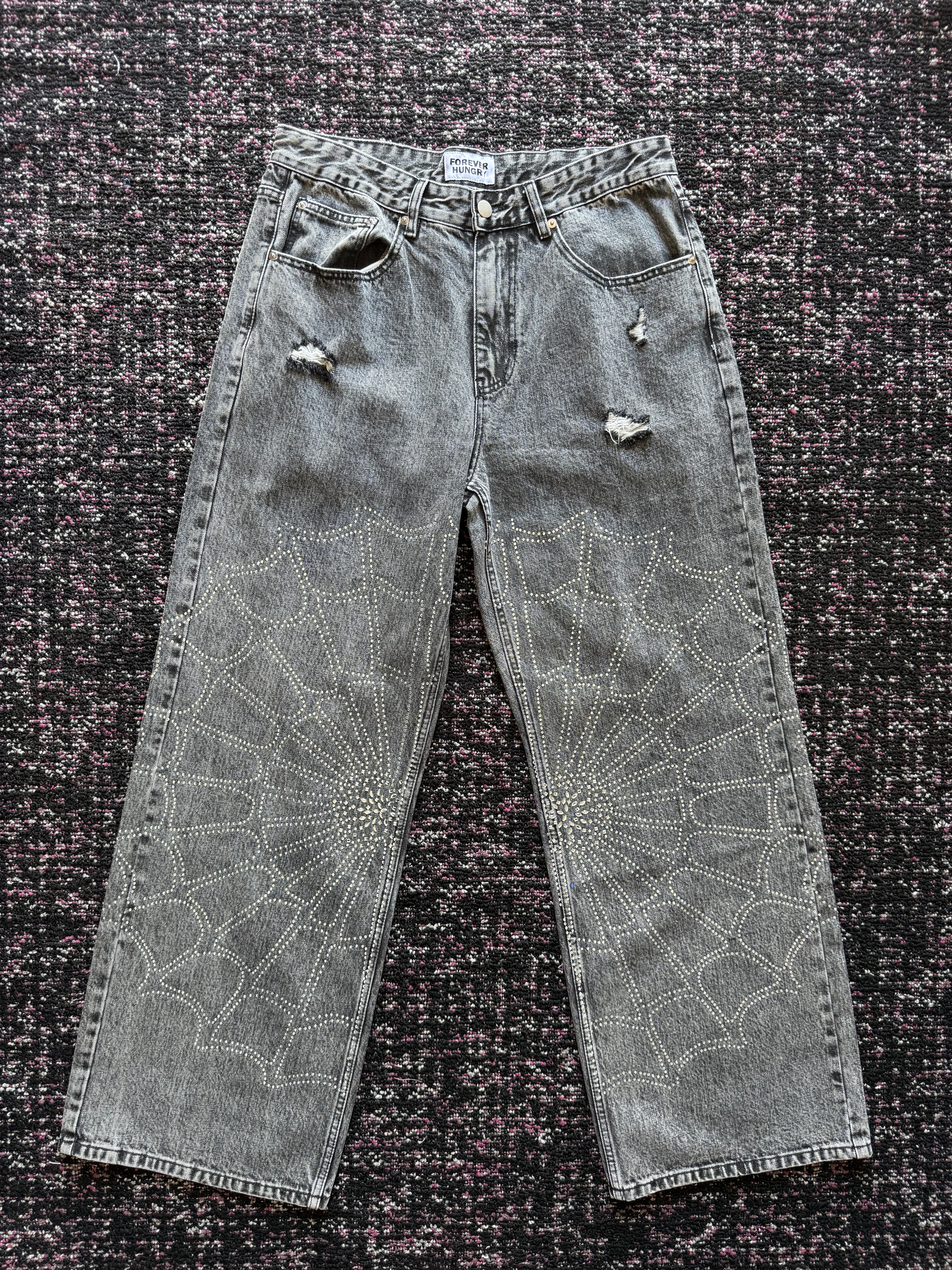 Forever Hungry Spider Denim