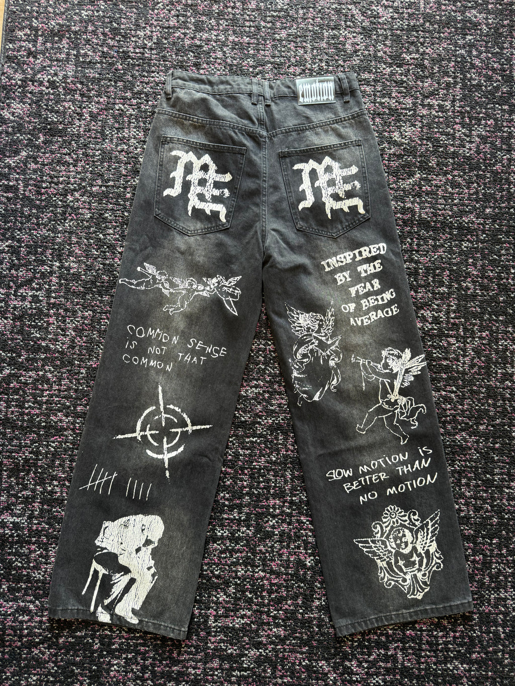 Mixed Emotion Dark Canvas Denim