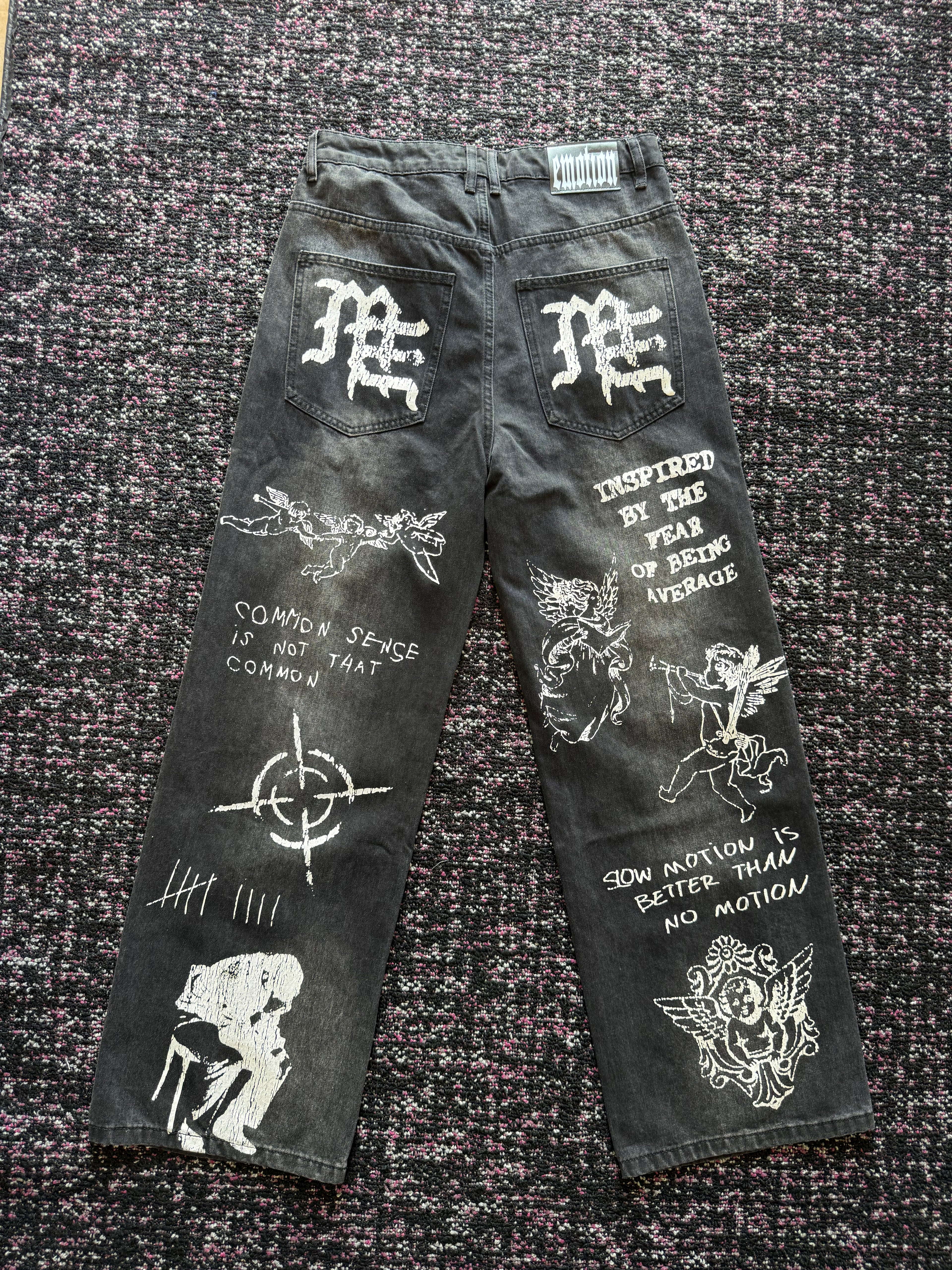 Mixed Emotion Dark Canvas Denim