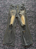 Ultimate Aim Brown Flare Denim