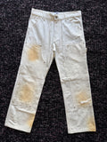 Abstract White Painter Denim