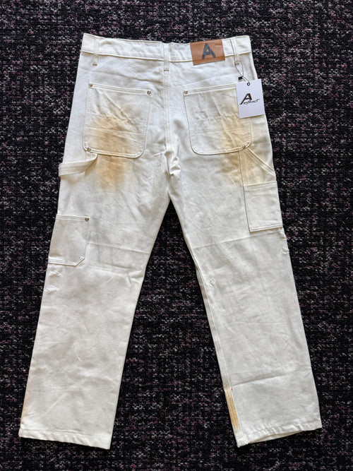 Abstract White Painter Denim