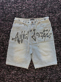 Addict Lifestyle Black Jorts