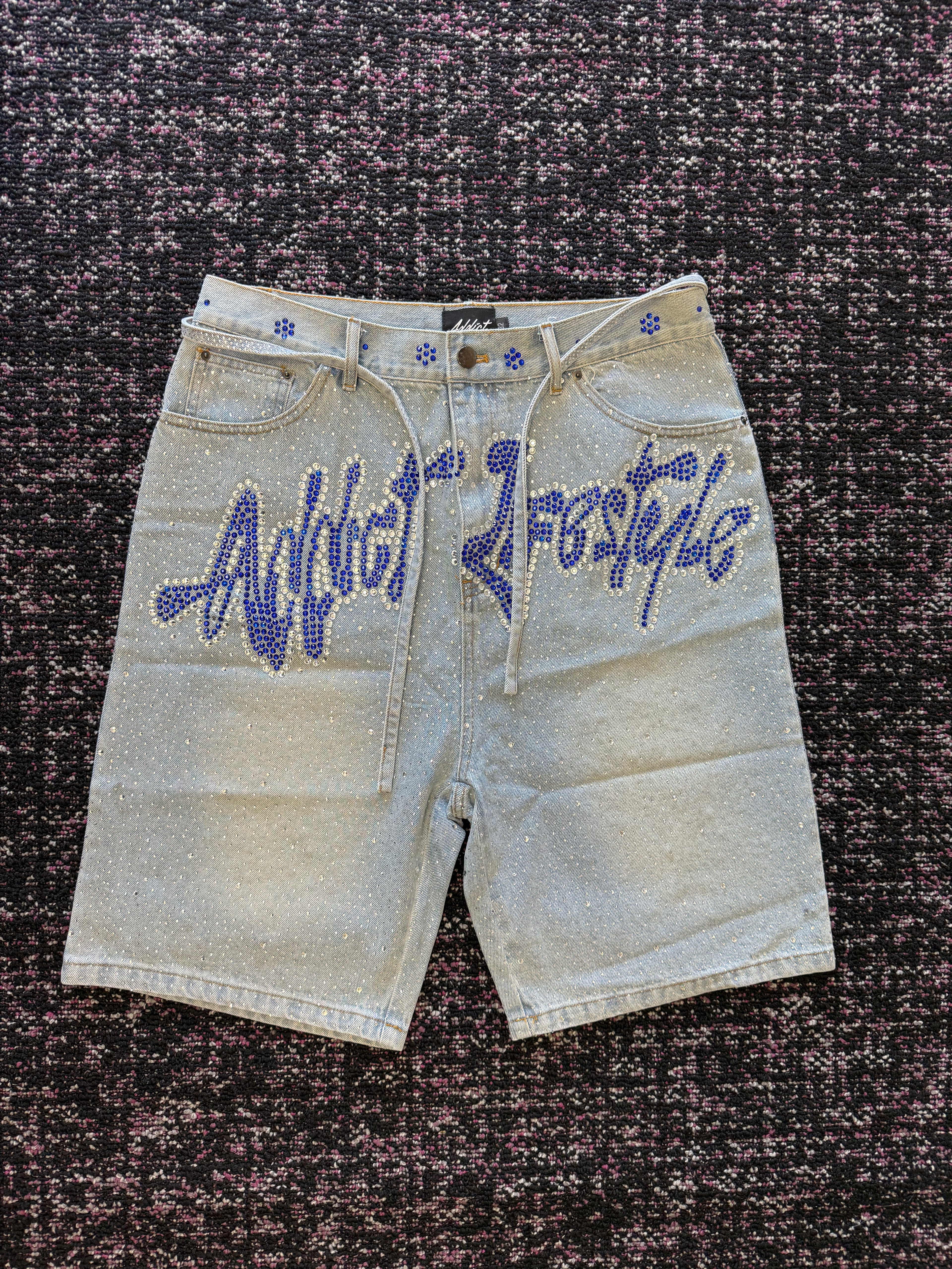 Addict Lifestyle Blue Jorts