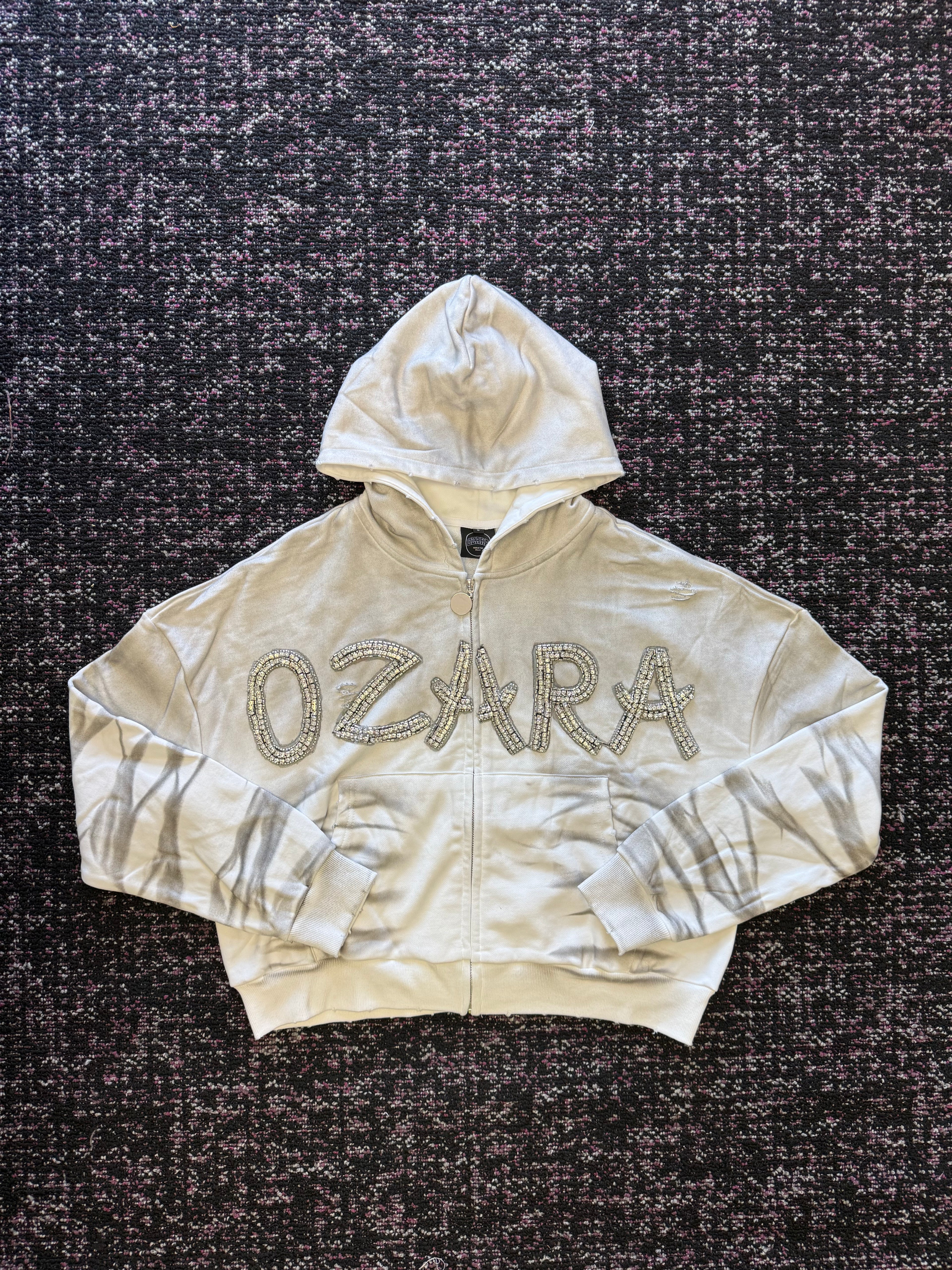 Ozara Zip Up White