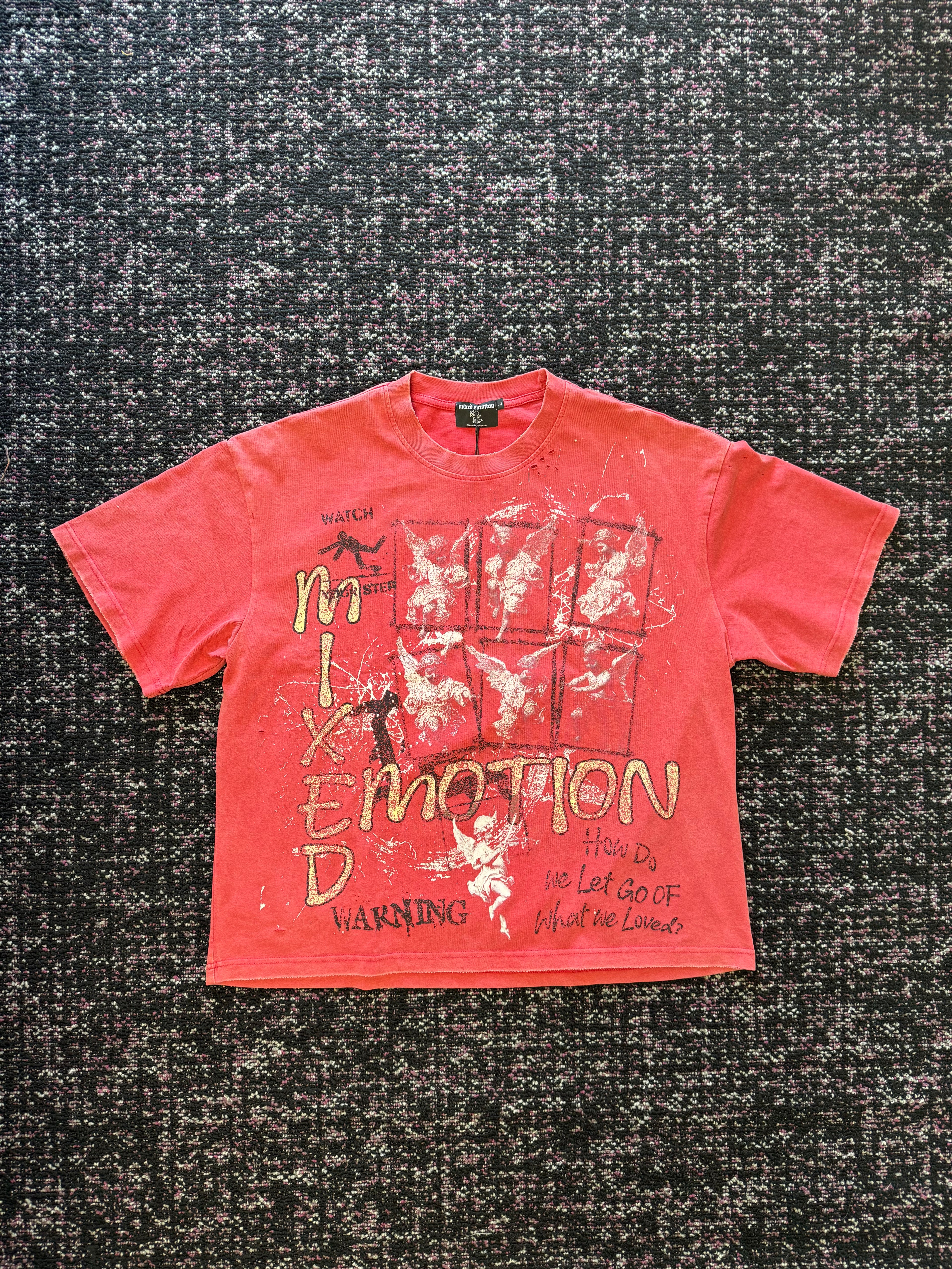 Mixed Emotion Crimson Tee