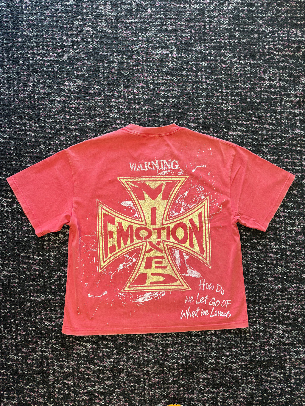 Mixed Emotion Crimson Tee