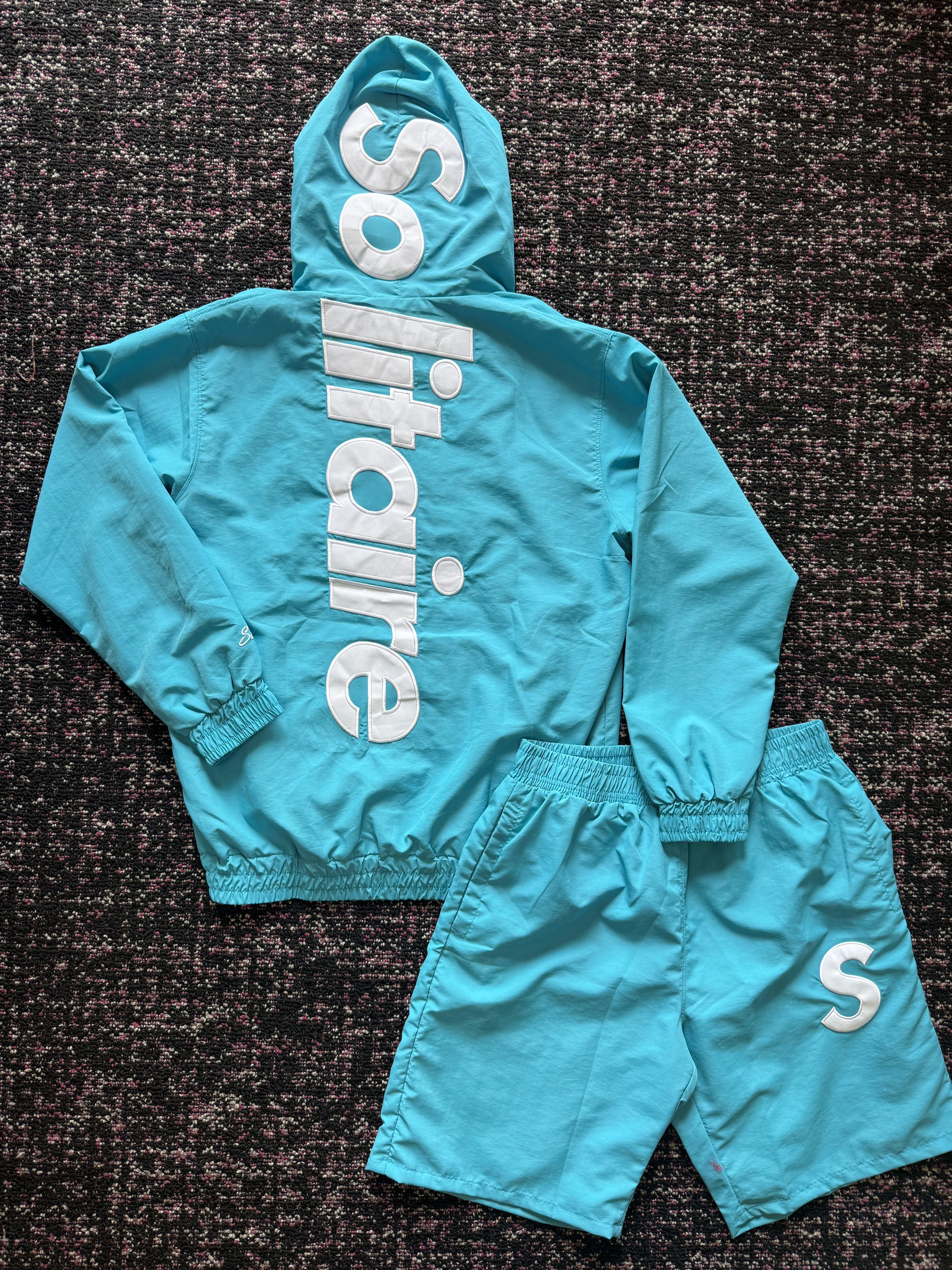 Solitaire Blue Nylon Set