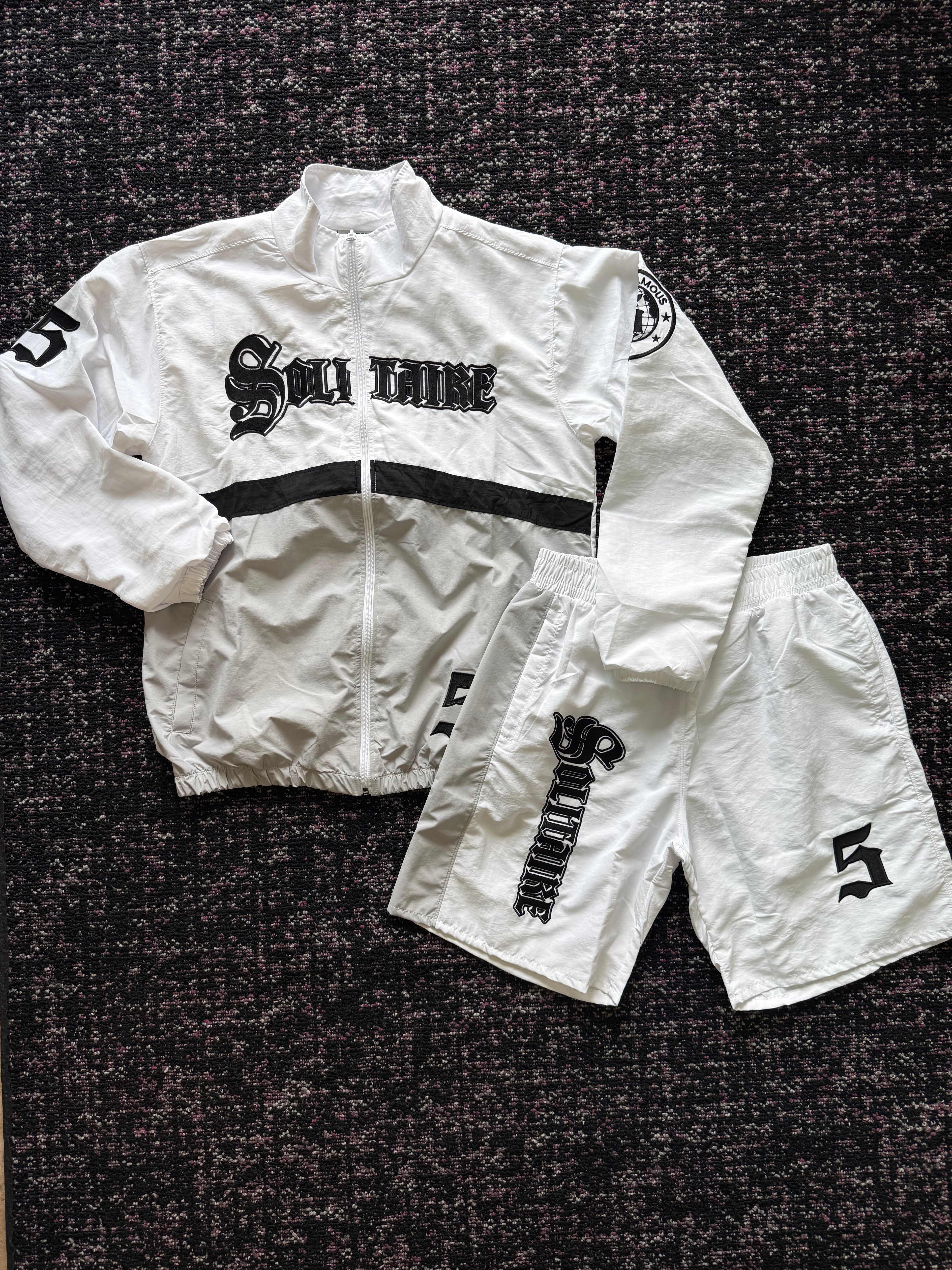 Solitaire White\Grey\Blk Nylon Set