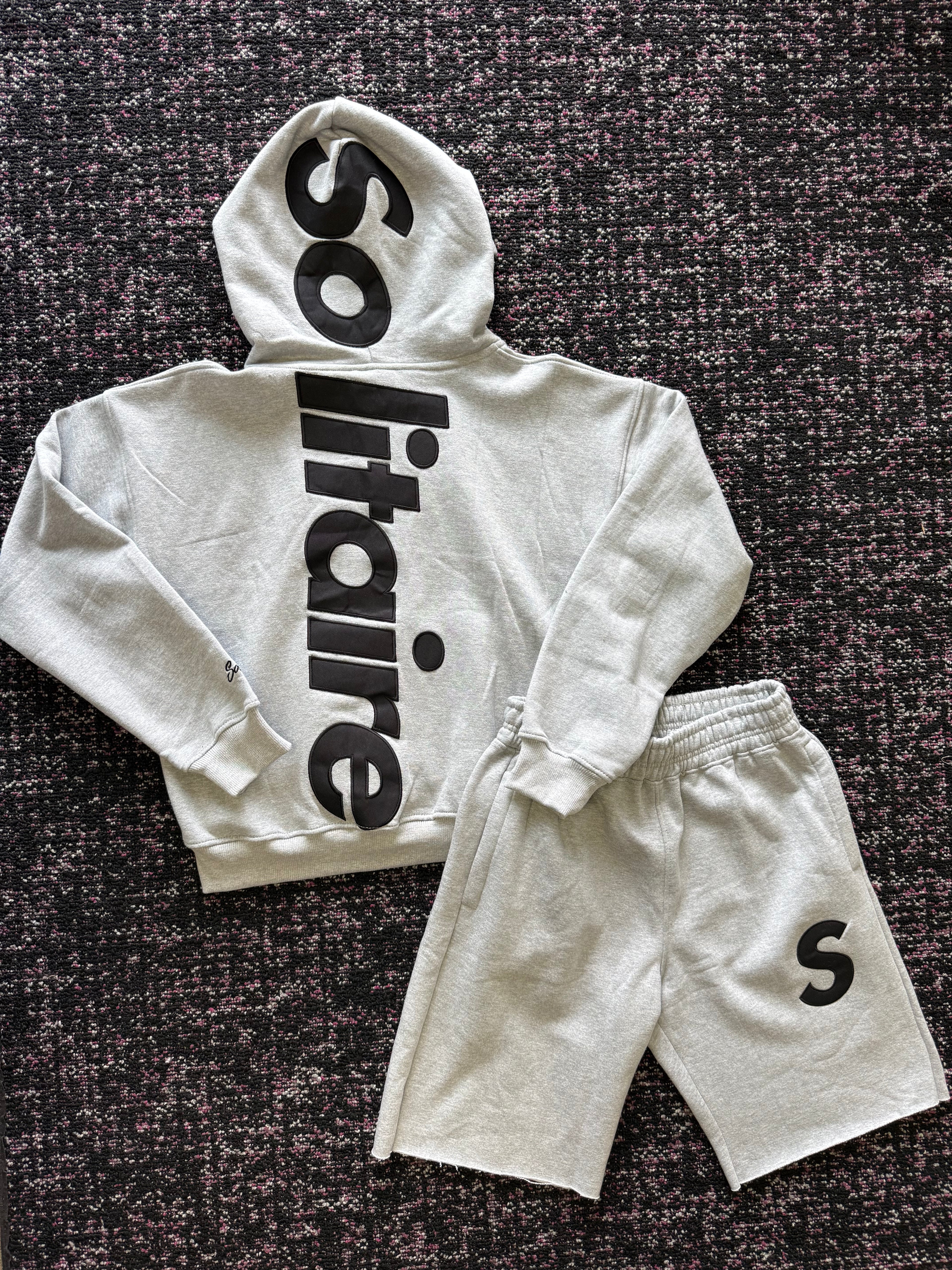 Solitaire Grey/Black Cotton Set