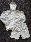 Solitaire Grey White Nylon Set