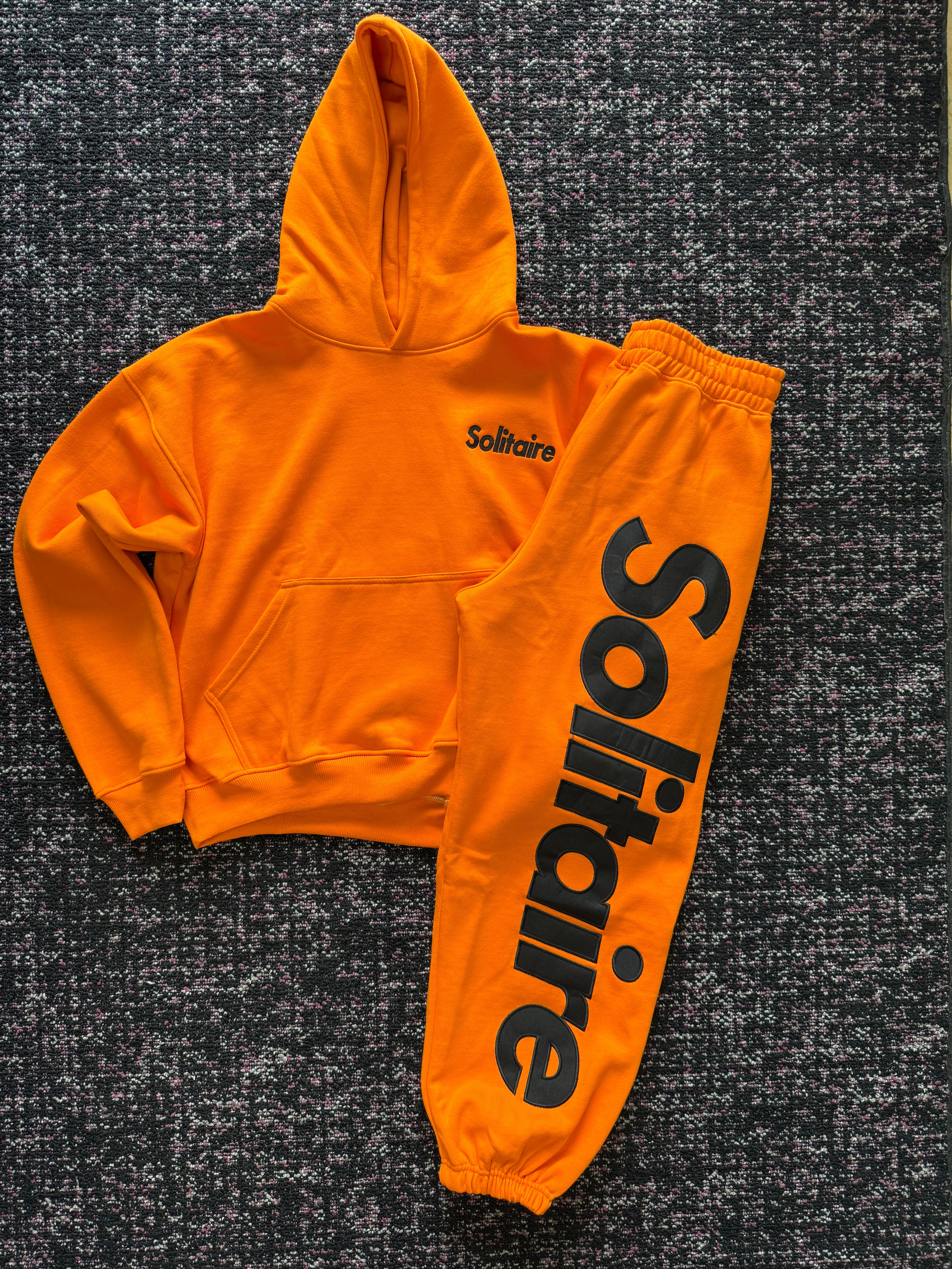 Solitaire Orange Black Set