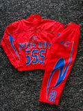 Invite Only Red Blue Nylon Set