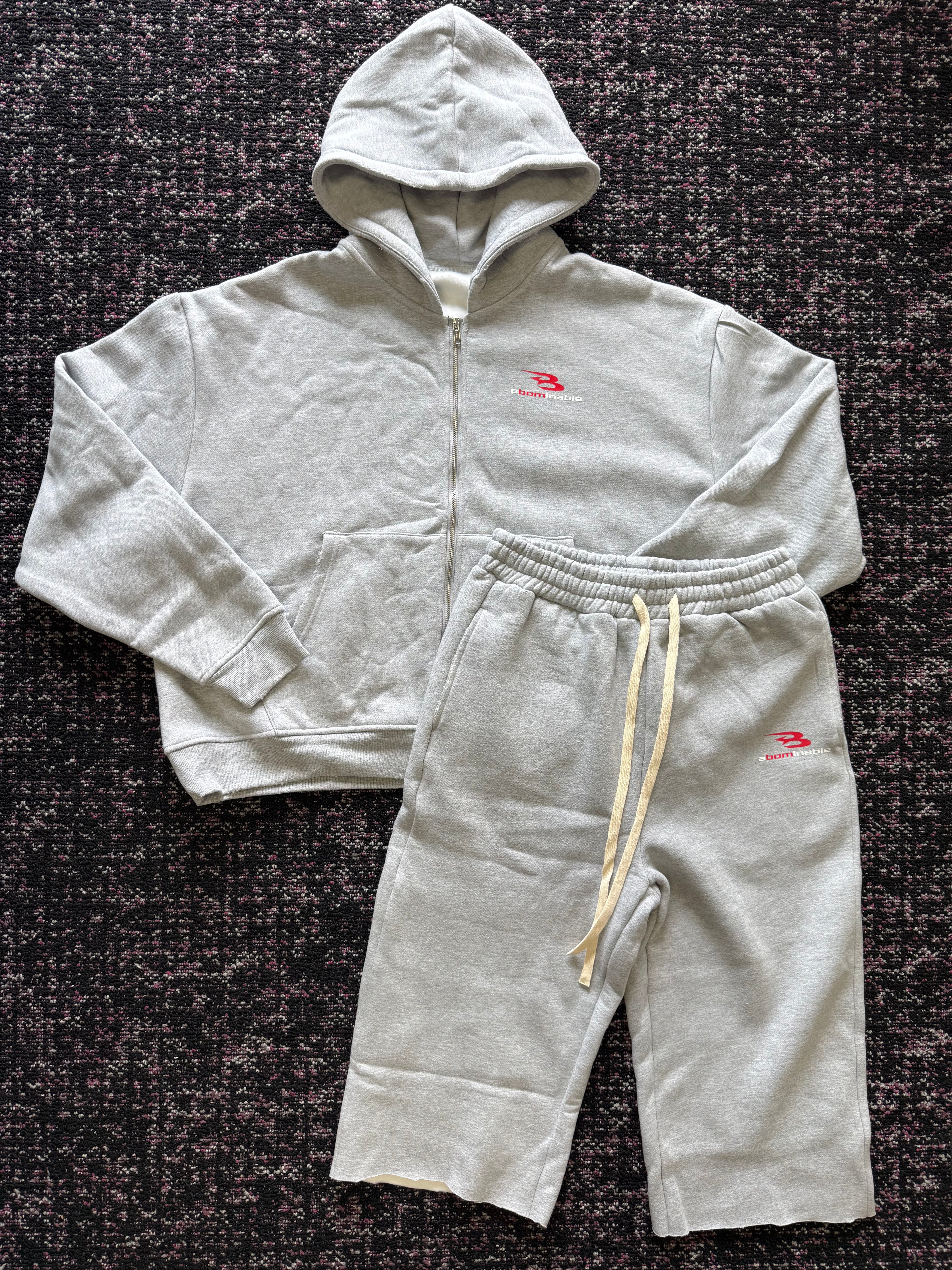 Luv Abominable Grey/Red Sweatsuit