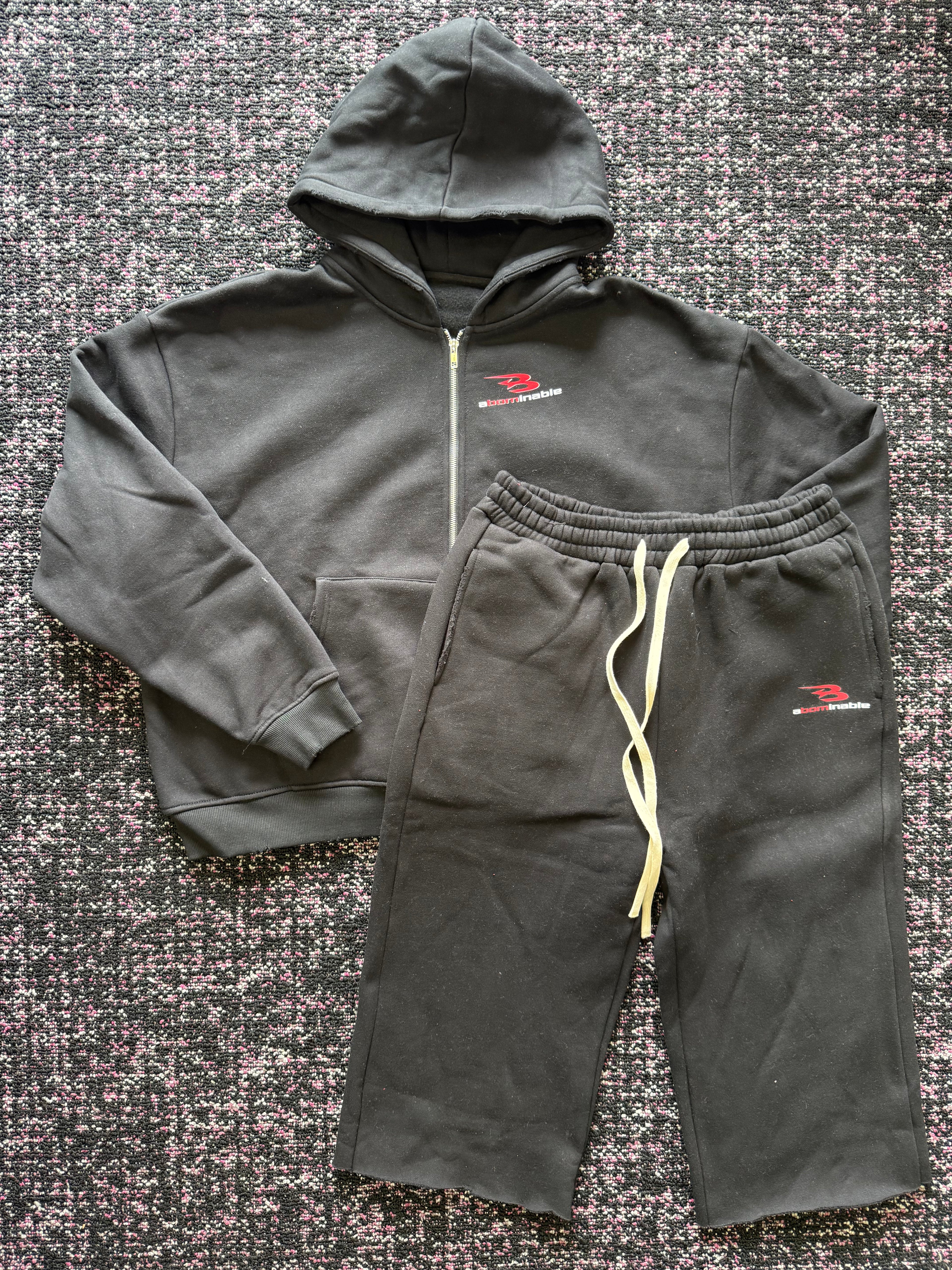 Luv Abominable Black/Red Sweatsuit
