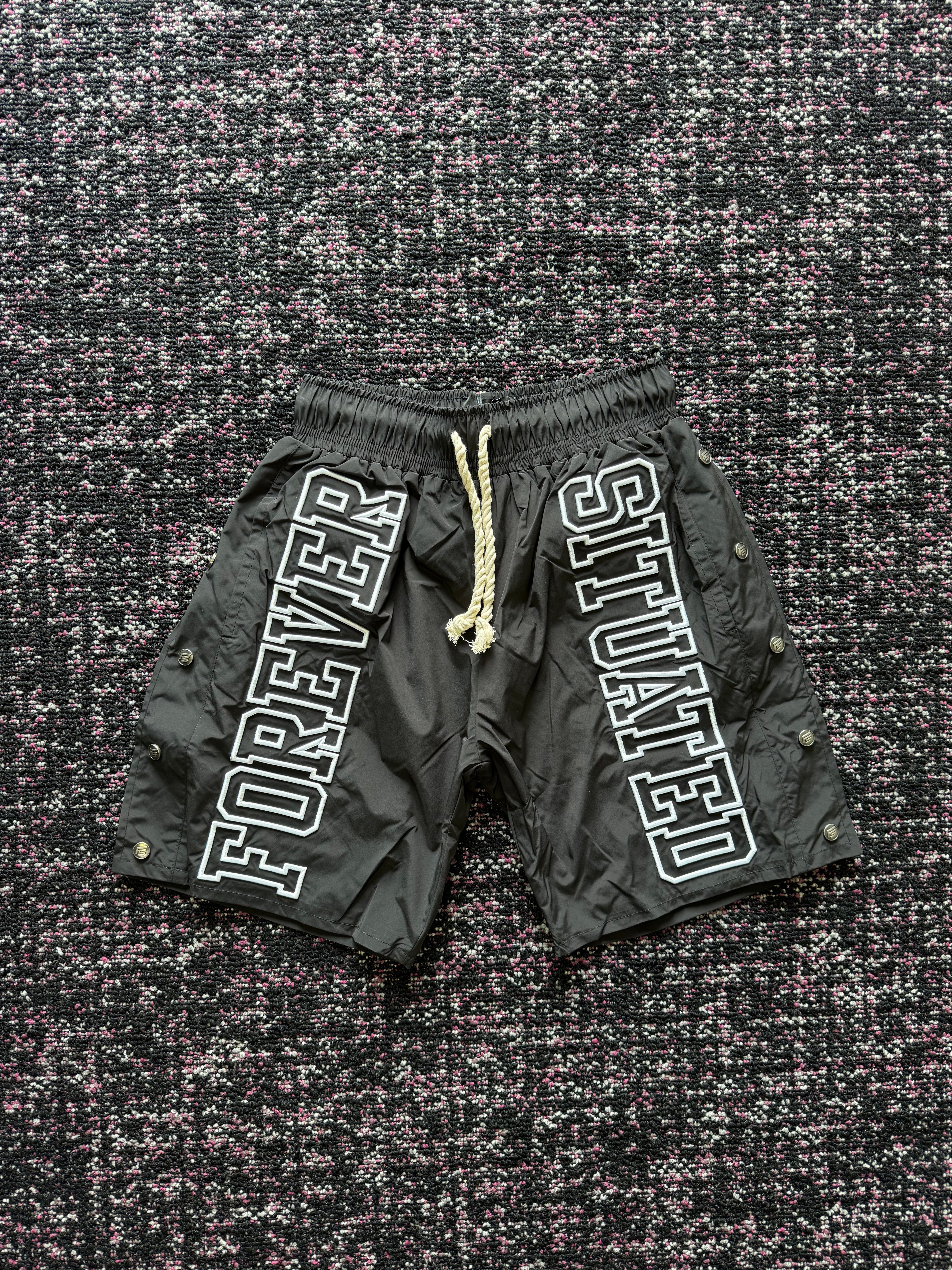 Forever Situated Black Shorts