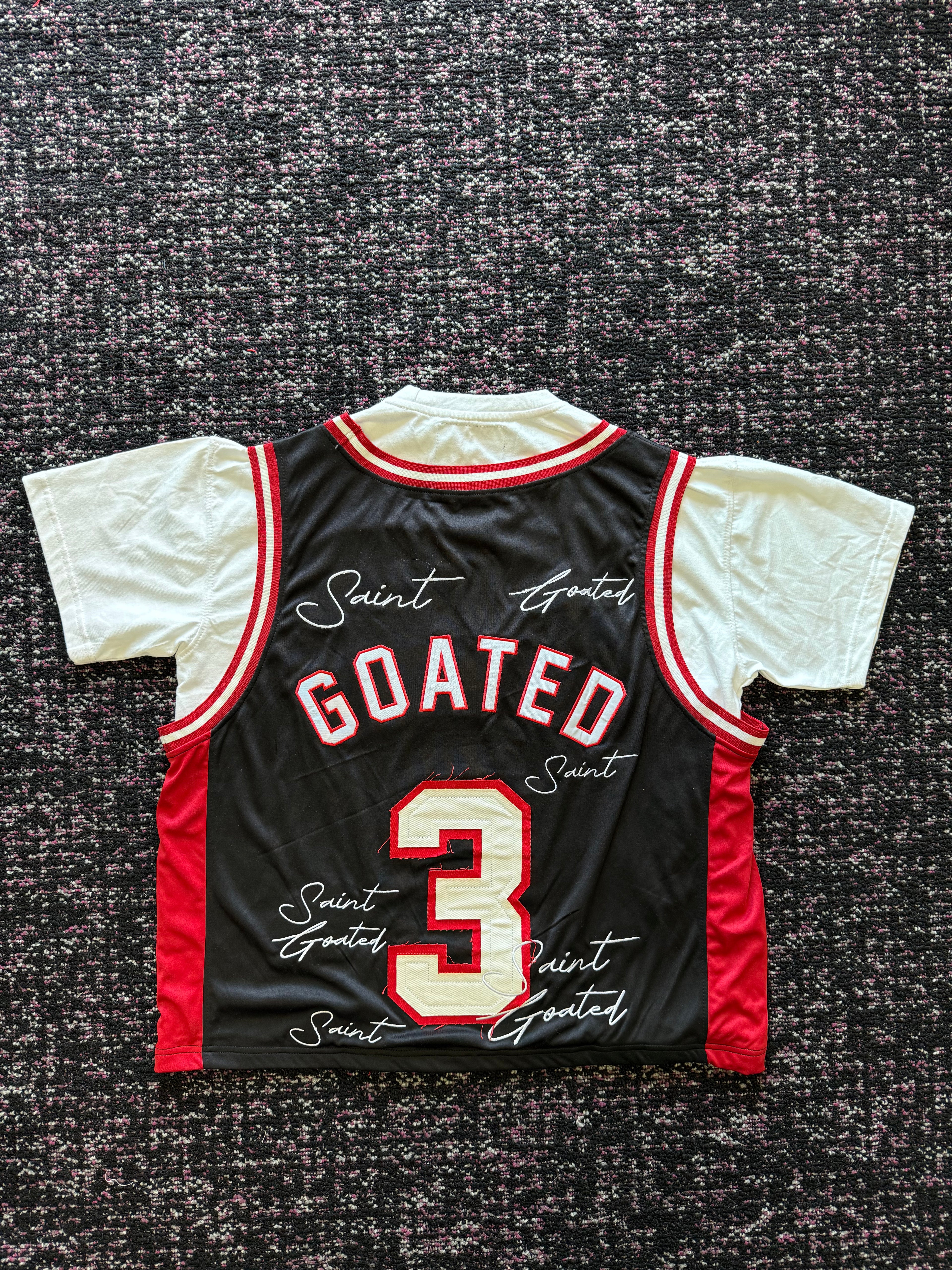 Saint GOATED Black Jersey Tee