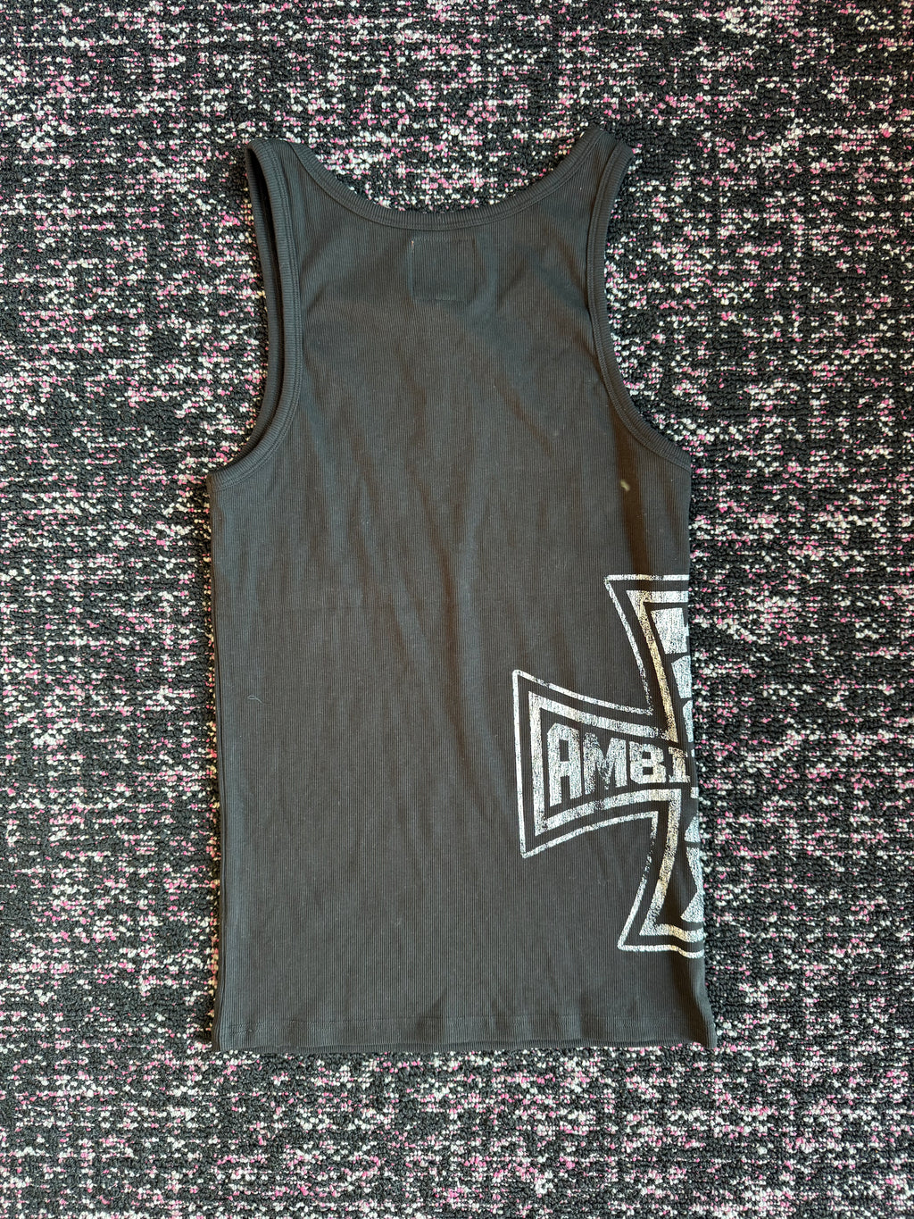 Krazy Ambition Black White Tank