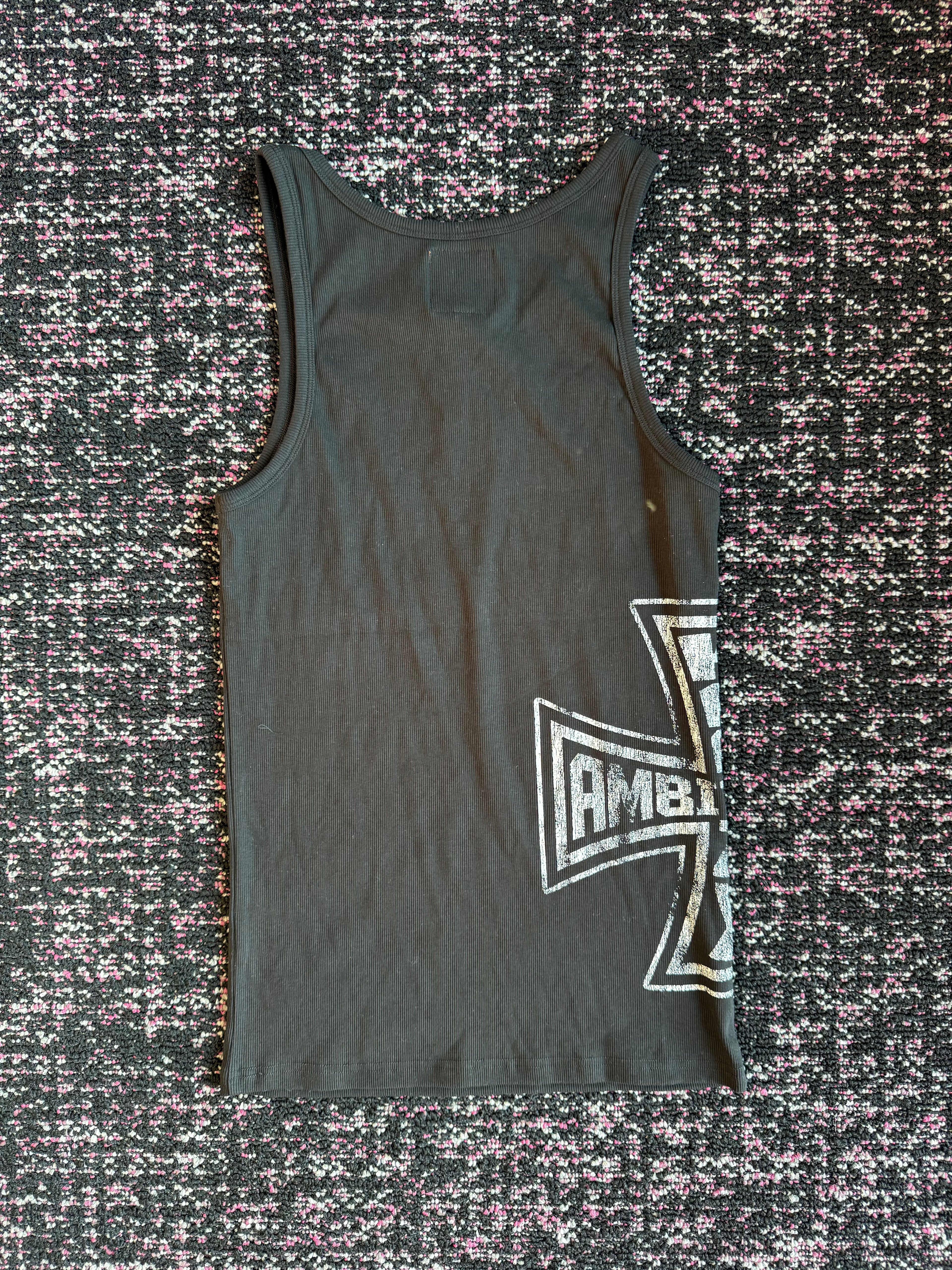 Krazy Ambition Black White Tank