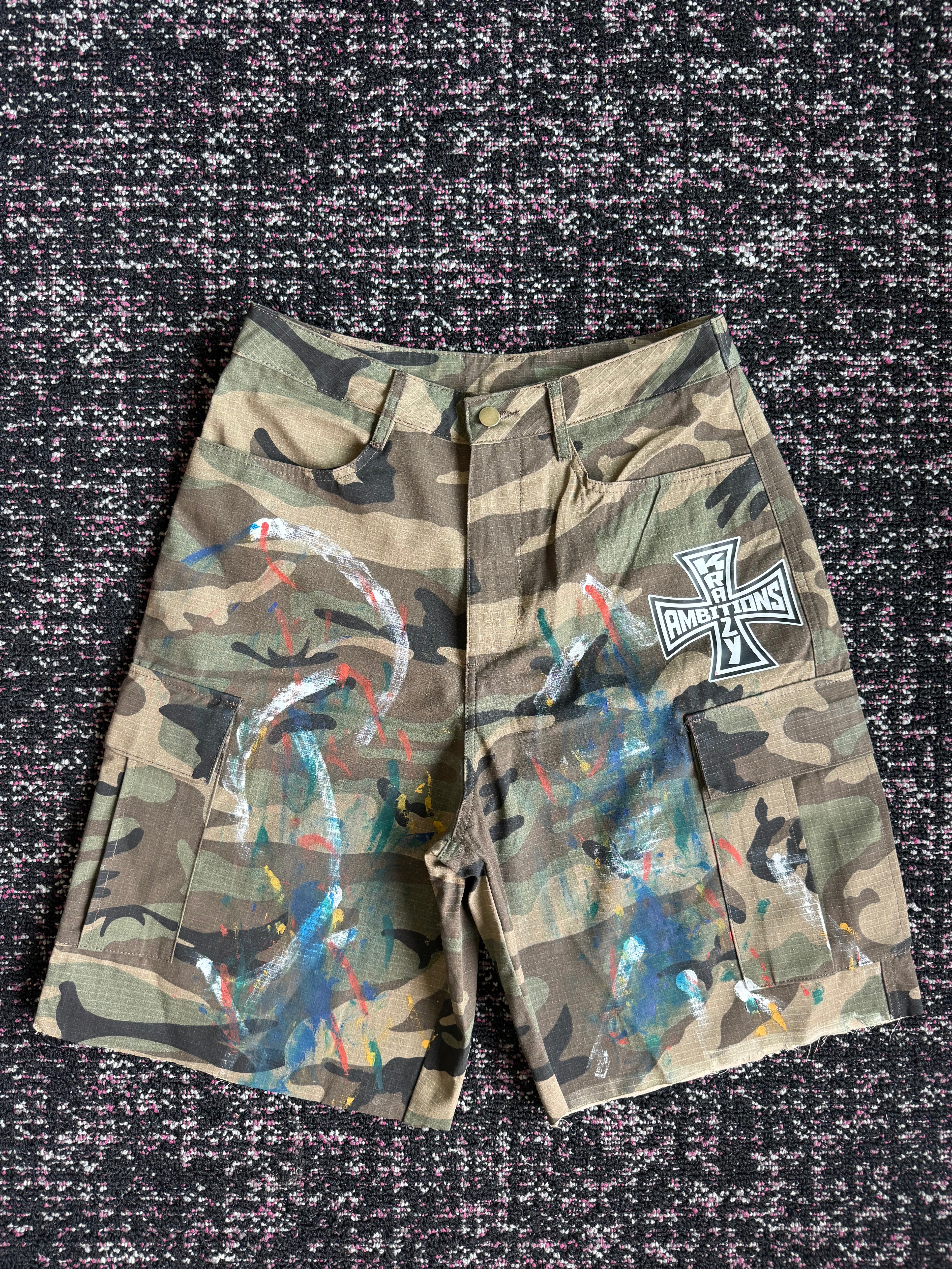 Krazy Ambition Camo Shorts