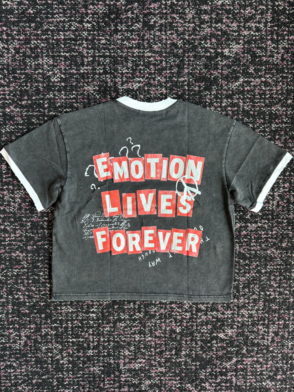 Mixed Emotion Black Static Tee
