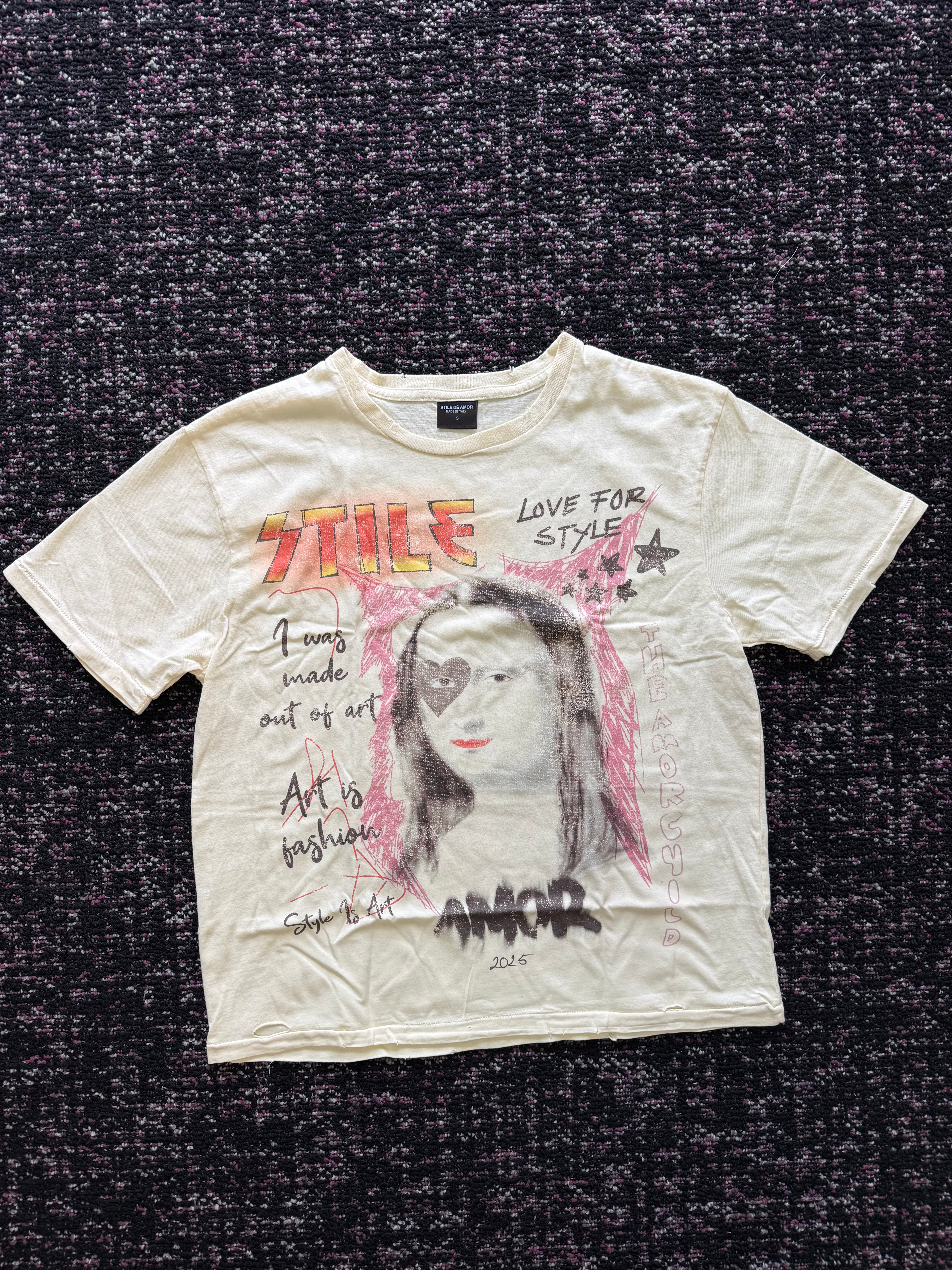 Stile Amor Cream Monalisa Tee