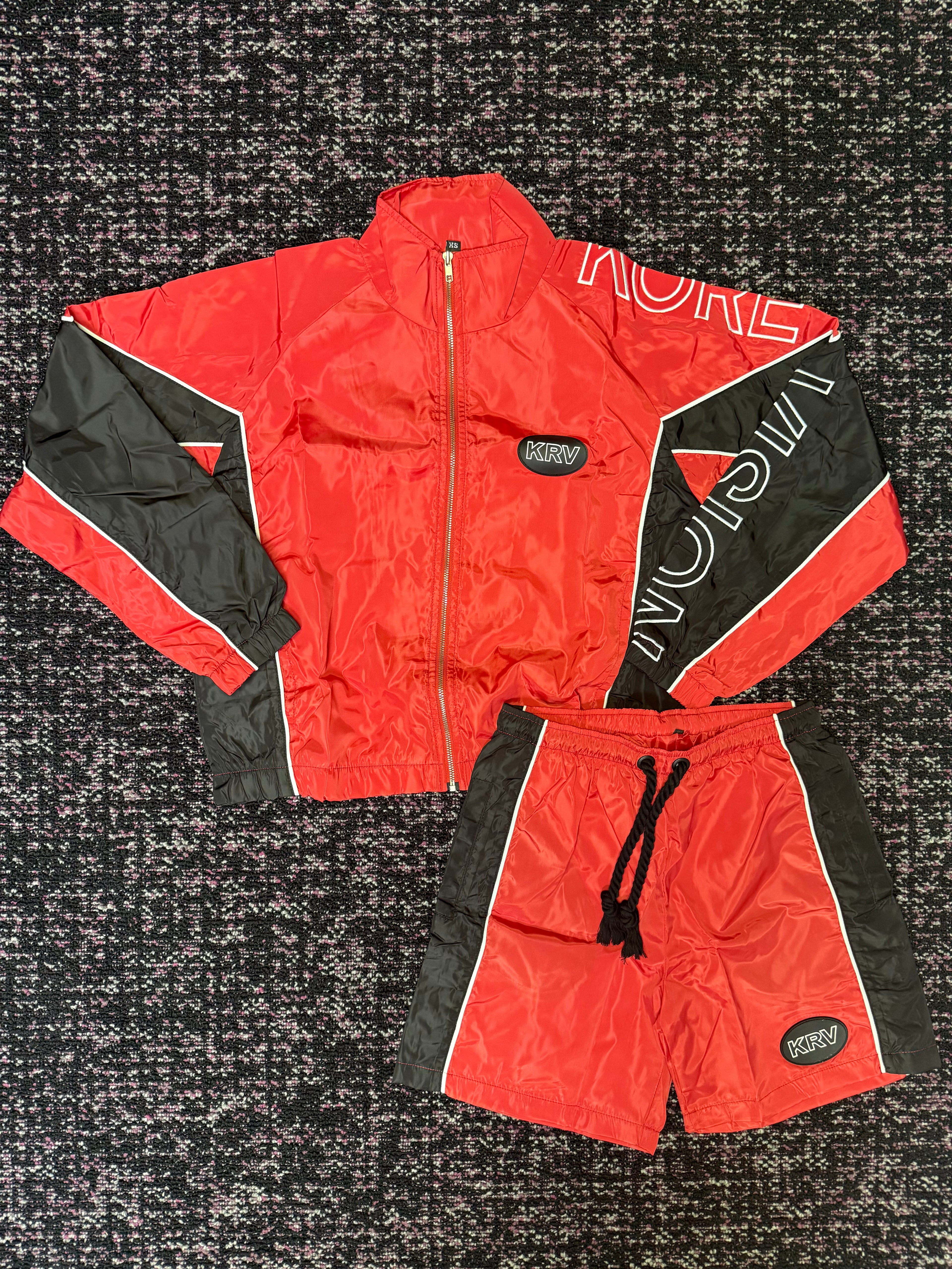 Kore Vision Red & Black Nylon Set