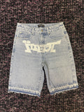 Illest Club Light Blue Denim Shorts