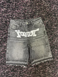 Illest Club Black Denim Shorts